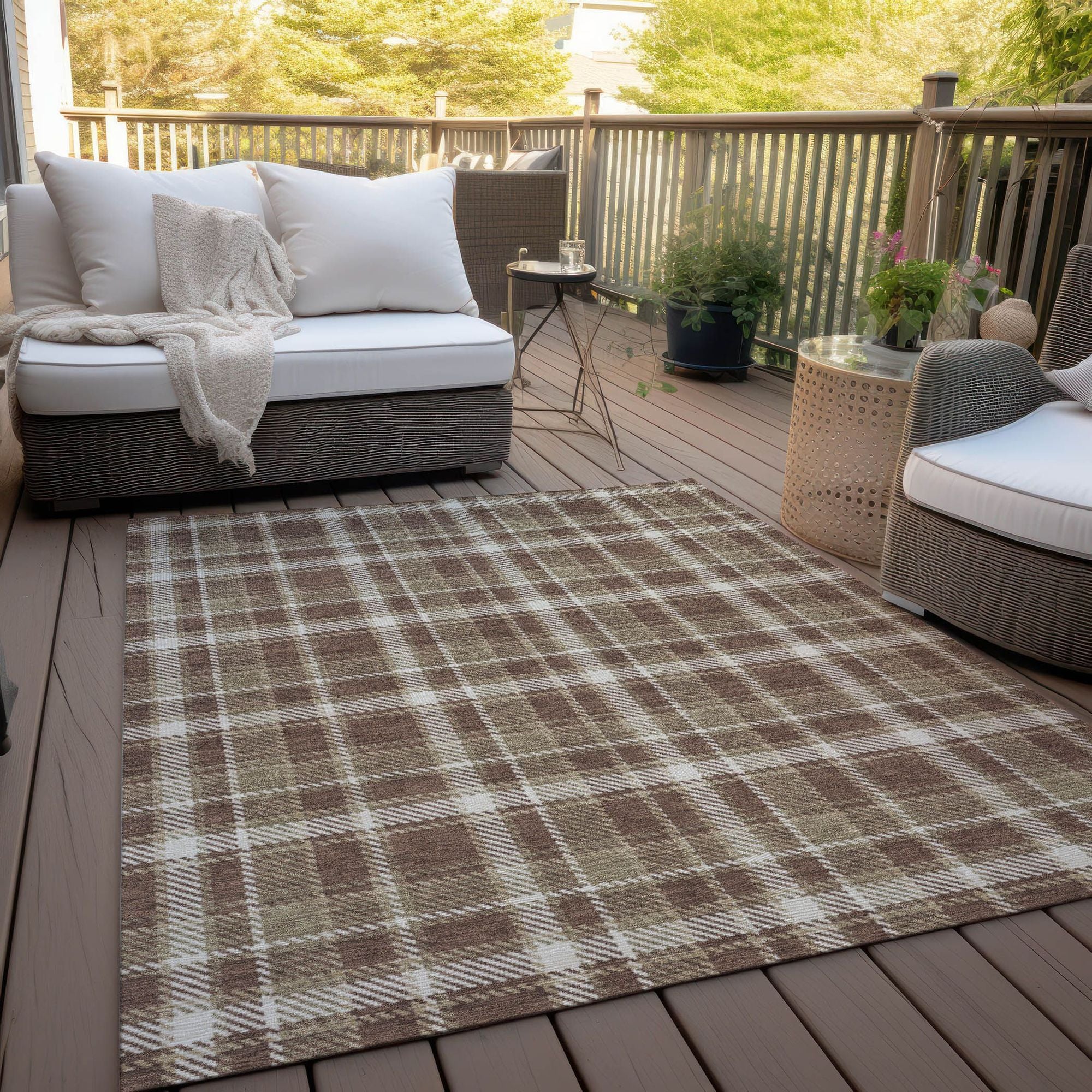 Machine Made ACN563 Chocolate Brown Rugs #color_chocolate brown