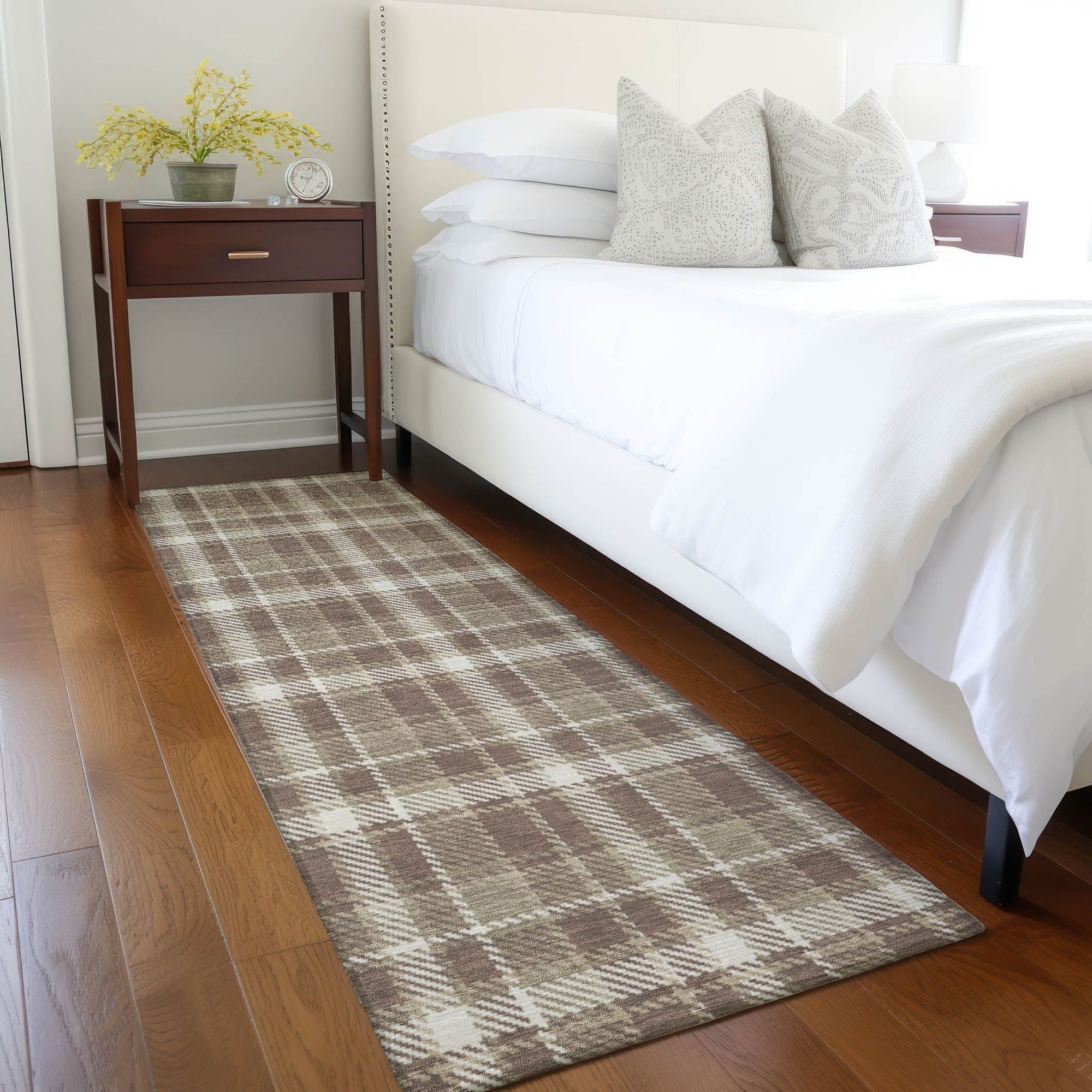 Machine Made ACN563 Chocolate Brown Rugs #color_chocolate brown