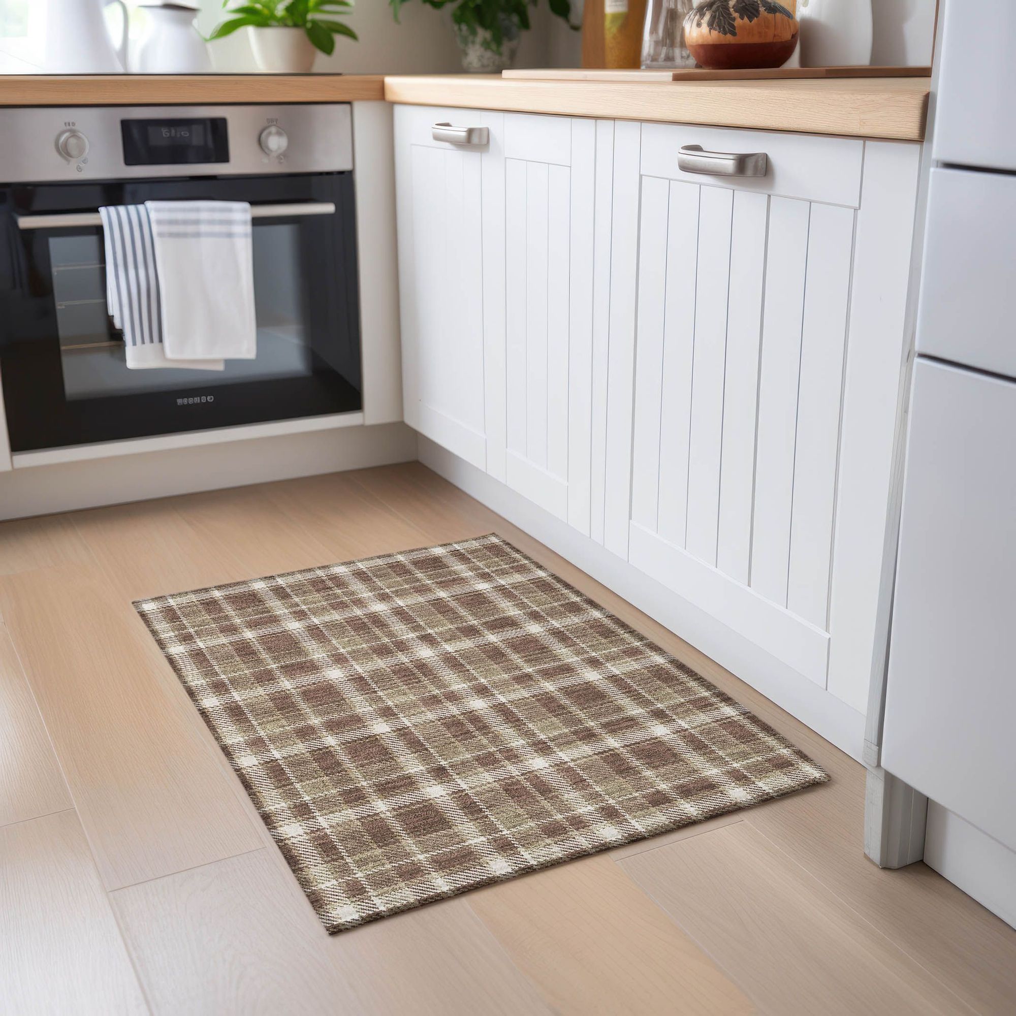 Machine Made ACN563 Chocolate Brown Rugs #color_chocolate brown