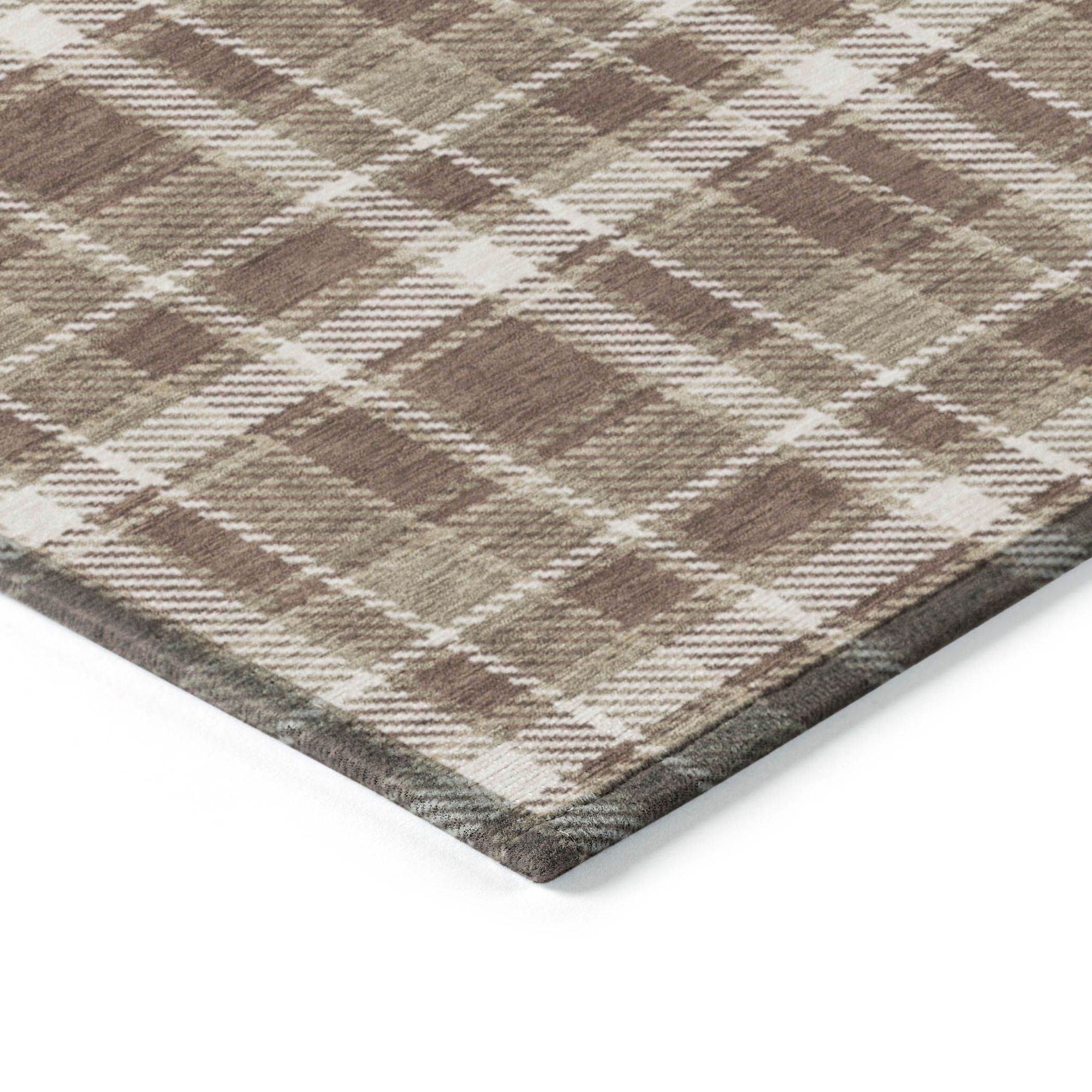 Machine Made ACN563 Chocolate Brown Rugs #color_chocolate brown