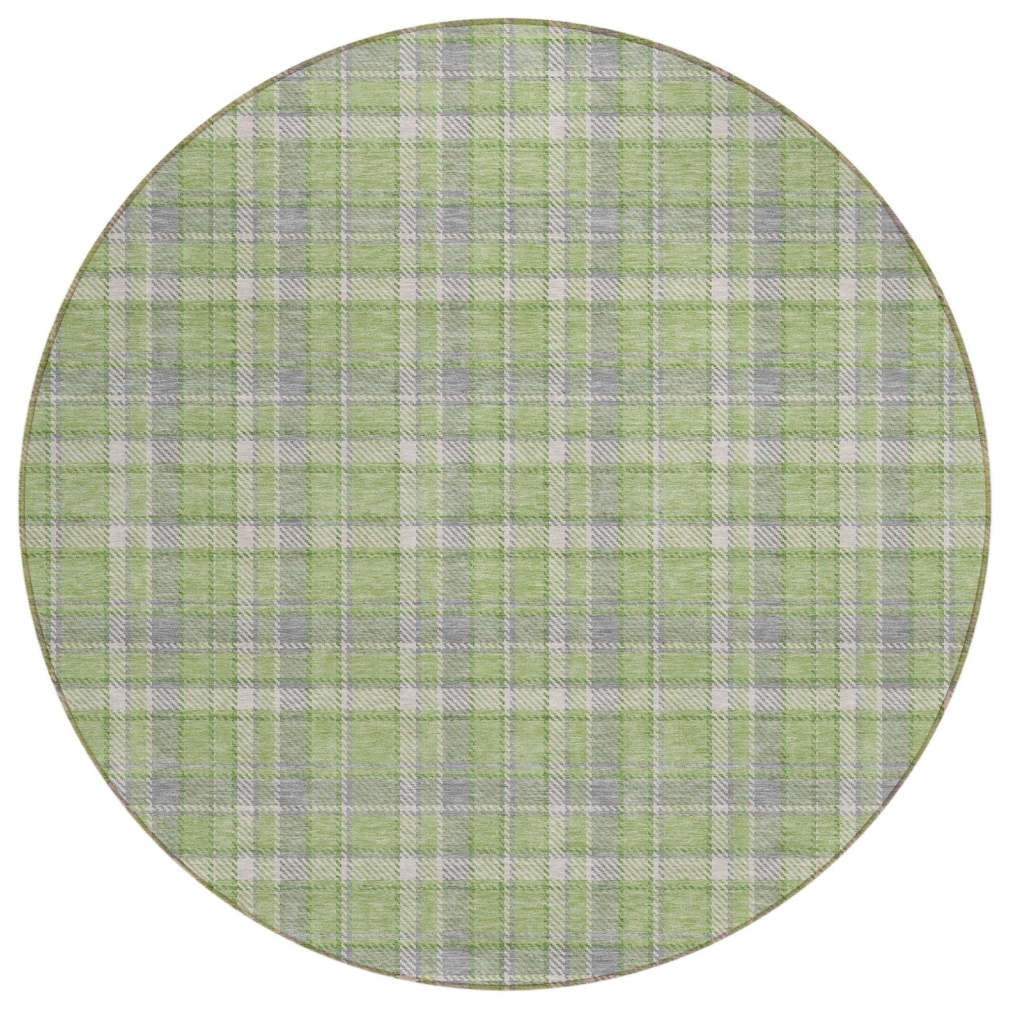 Machine Made ACN563 Green  Rugs #color_green 