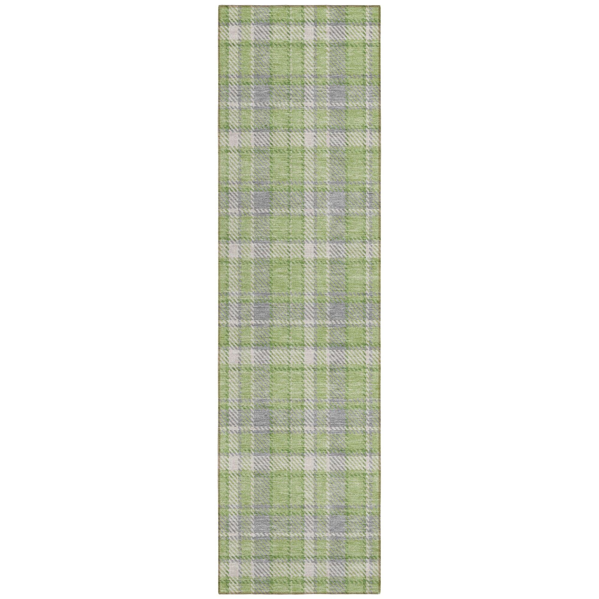 Machine Made ACN563 Green  Rugs #color_green 
