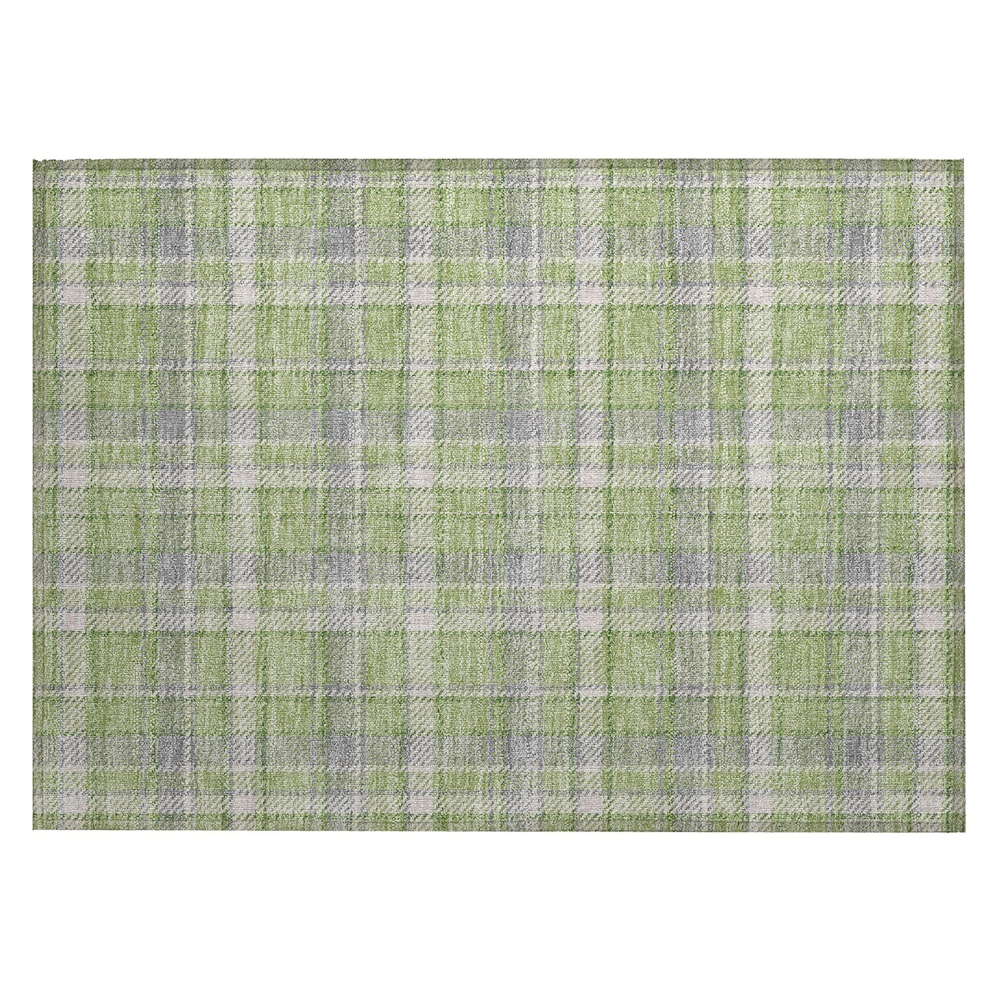 Machine Made ACN563 Green  Rugs #color_green 