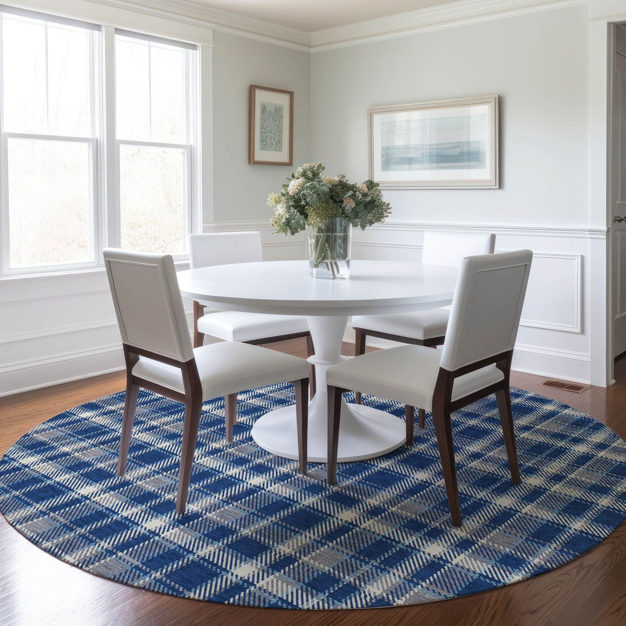 Machine Made ACN563 Navy Blue Rugs #color_navy blue
