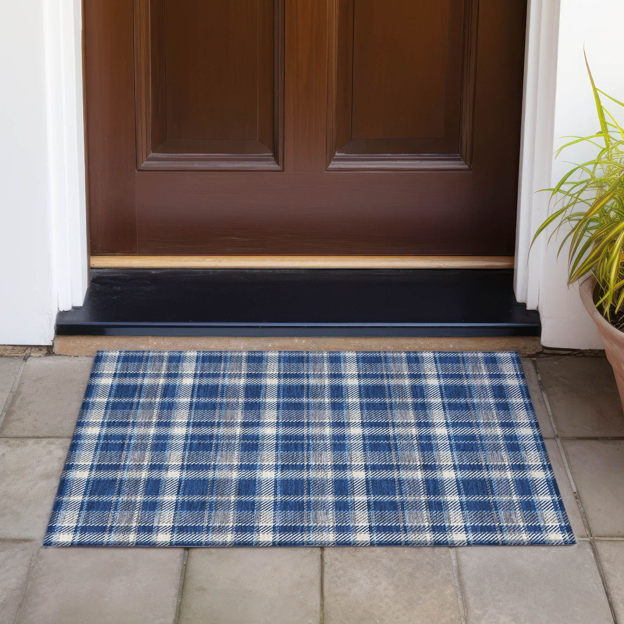 Machine Made ACN563 Navy Blue Rugs #color_navy blue