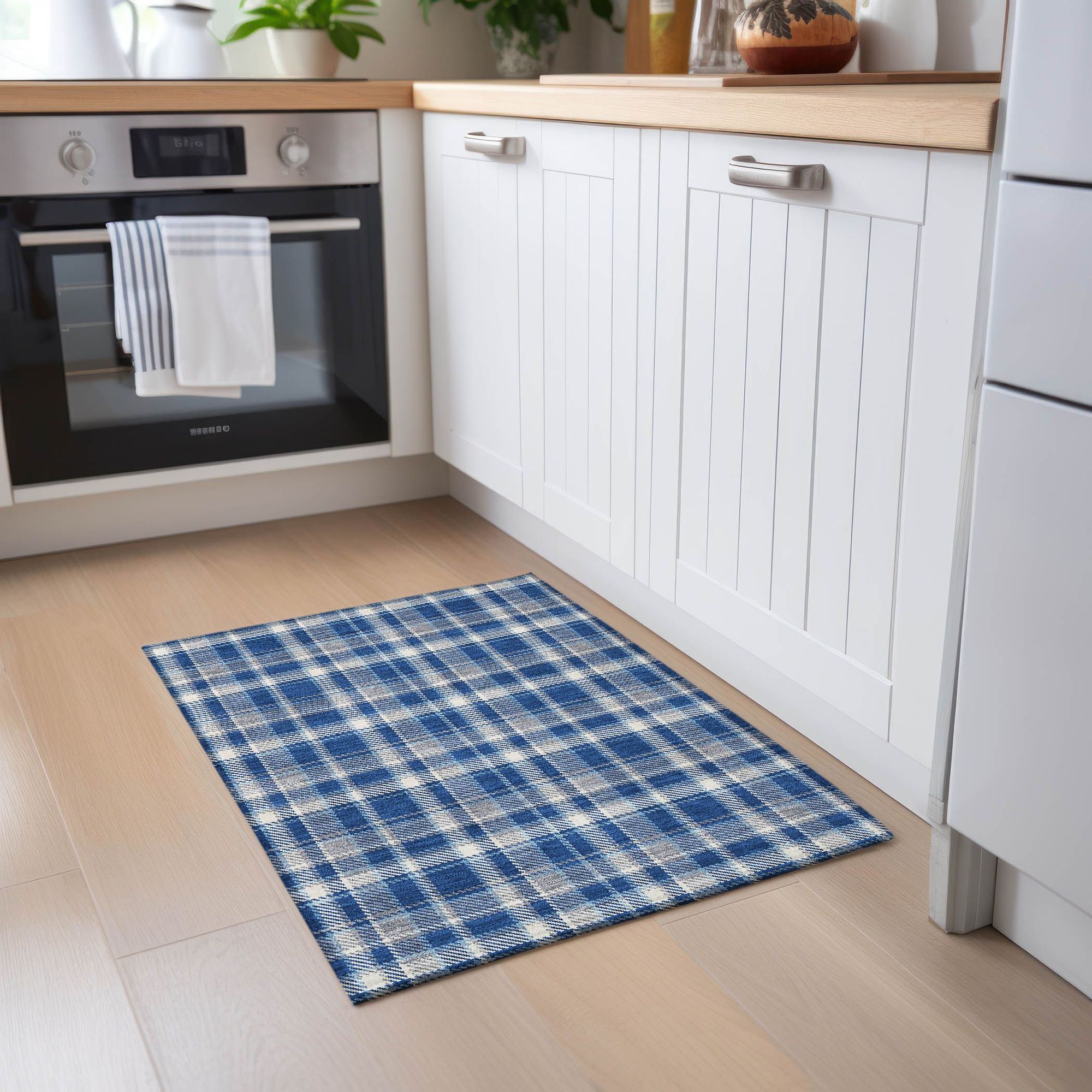 Machine Made ACN563 Navy Blue Rugs #color_navy blue