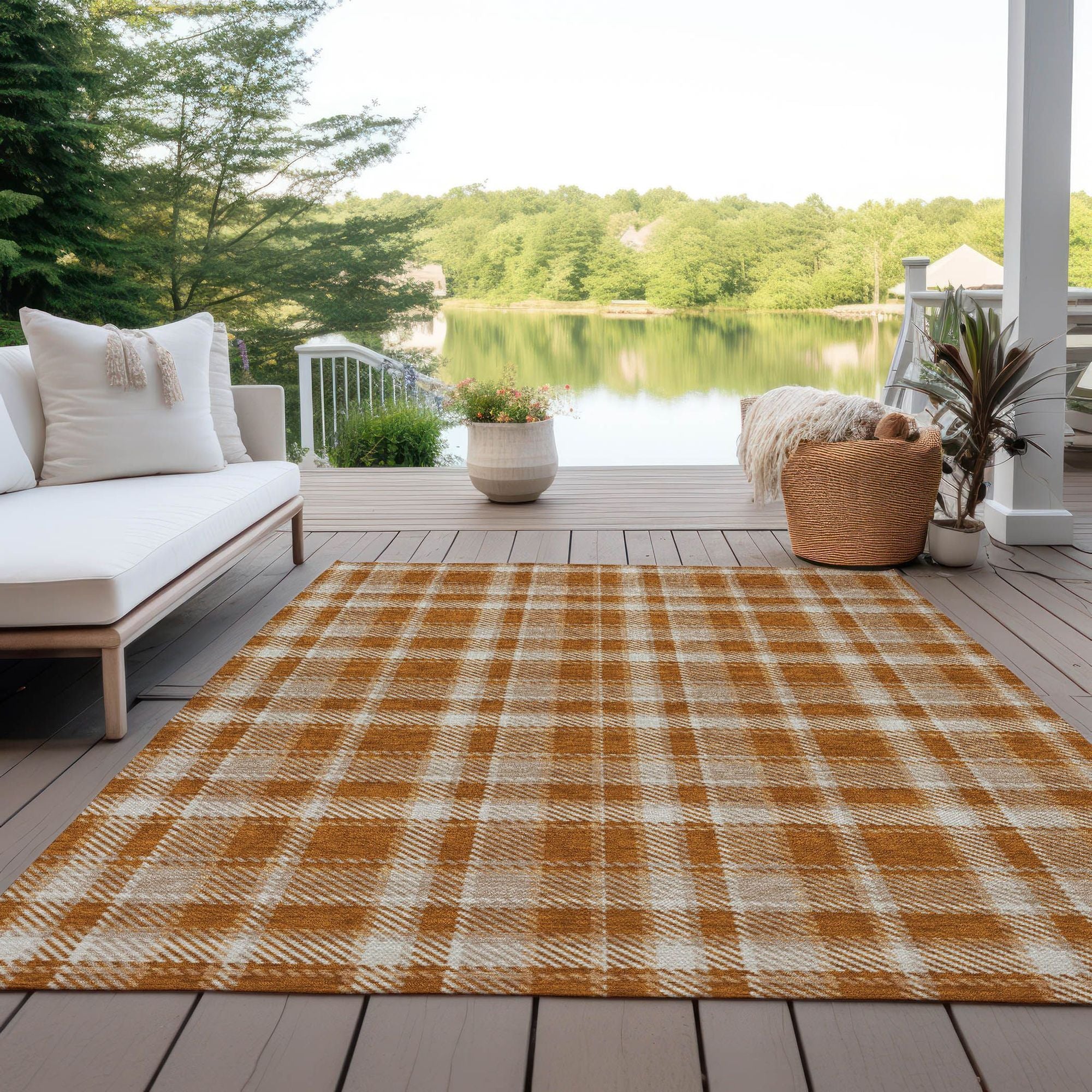 Machine Made ACN563 Paprika Orange Rugs #color_paprika orange