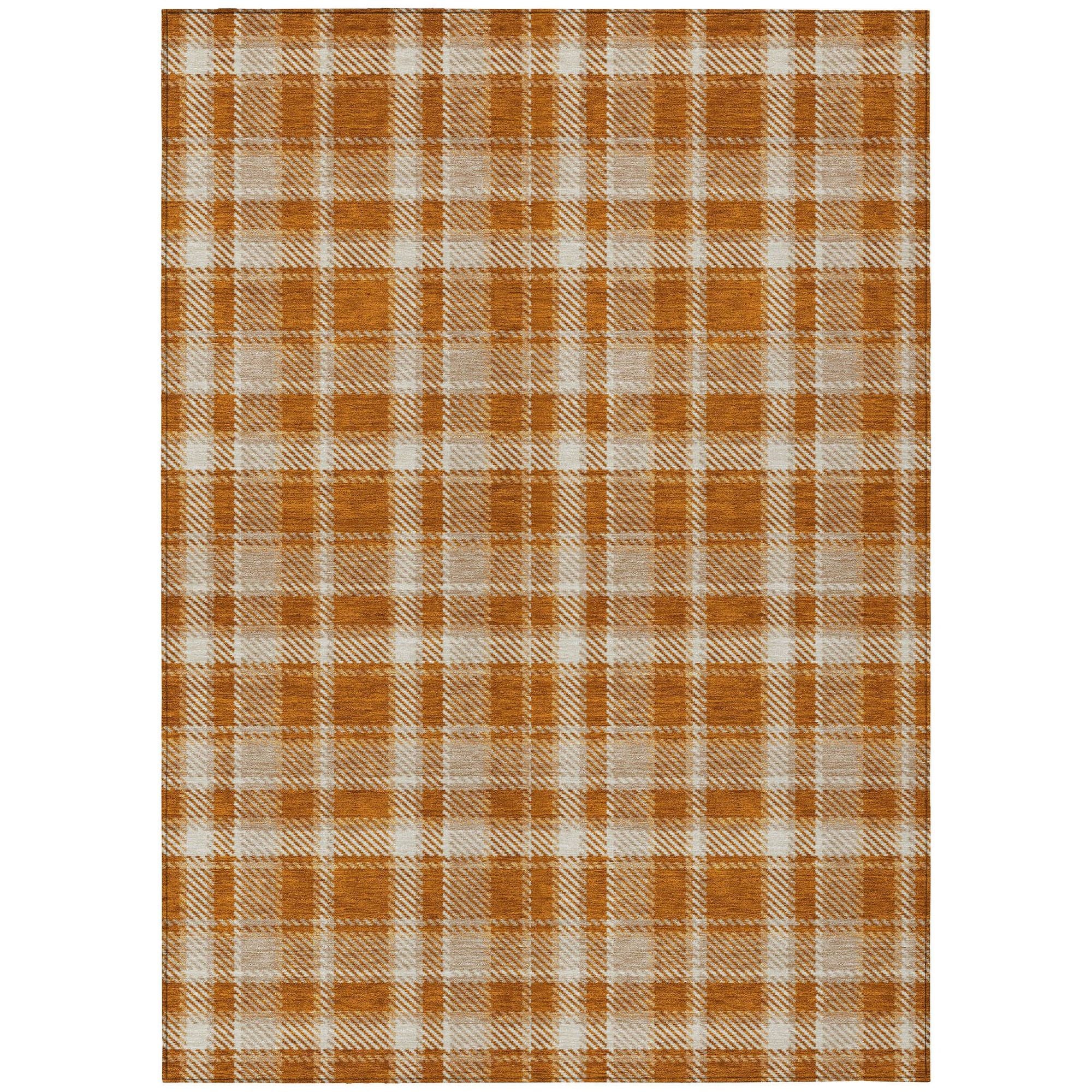 Machine Made ACN563 Paprika Orange Rugs #color_paprika orange