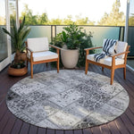 Machine Made ACN566 Gray  Rugs 