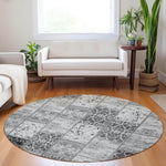 Machine Made ACN566 Gray  Rugs 