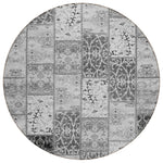 Machine Washable Gray Rug - Indoor / Outdoor - Kids / Pet Friendly Panel Print Rug