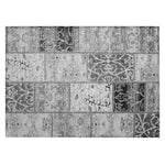 Machine Washable Gray Rug - Indoor / Outdoor - Kids / Pet Friendly Panel Print Rug