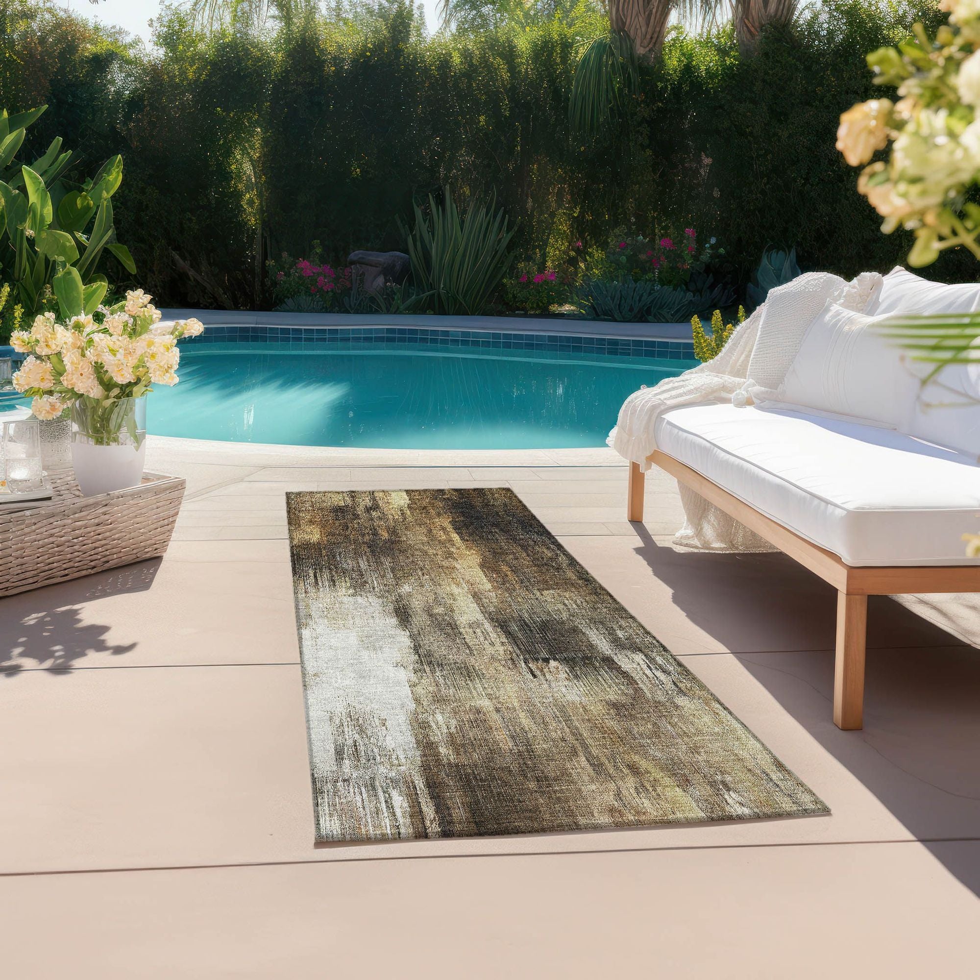 Machine Made ACN567 Chocolate Brown Rugs #color_chocolate brown