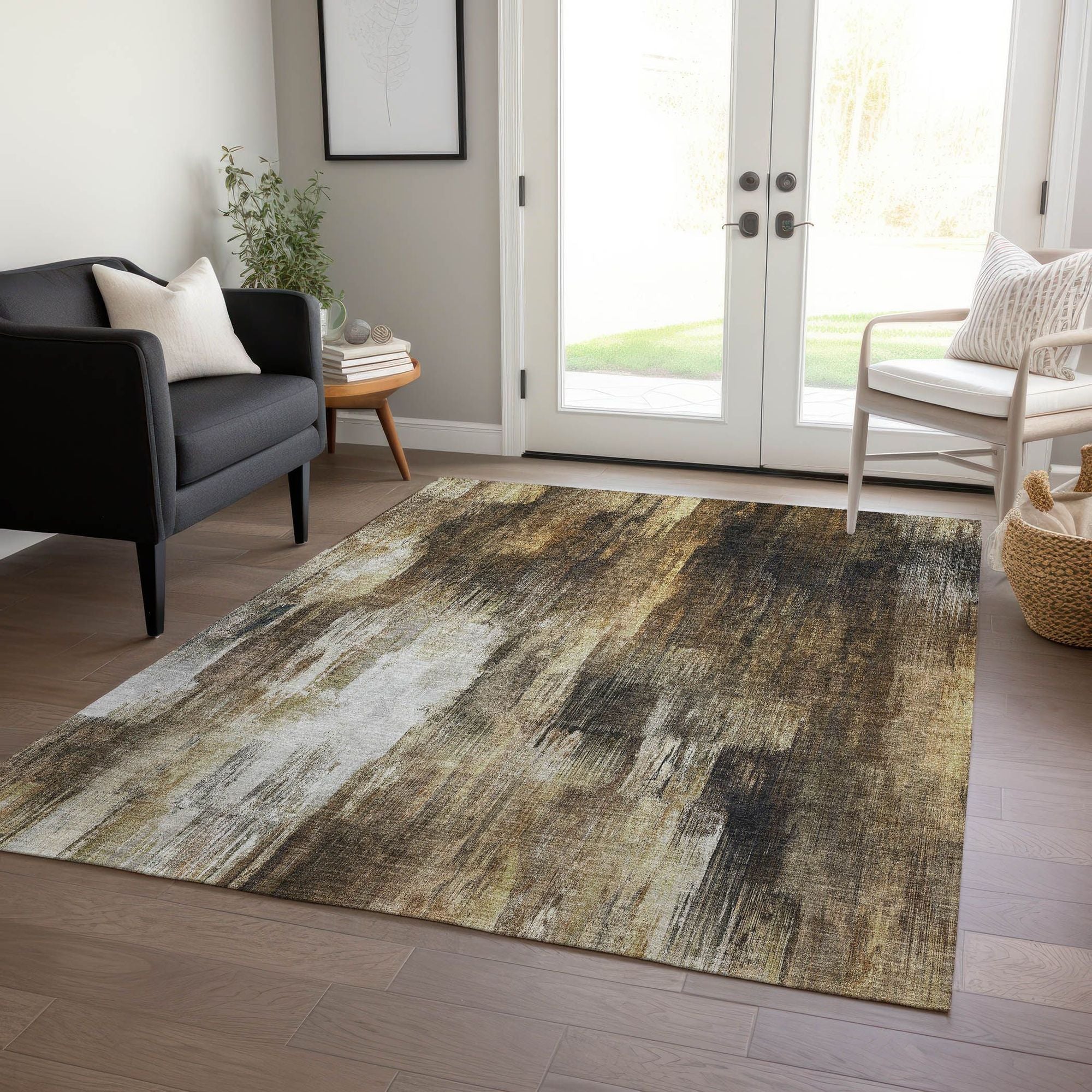Machine Made ACN567 Chocolate Brown Rugs #color_chocolate brown