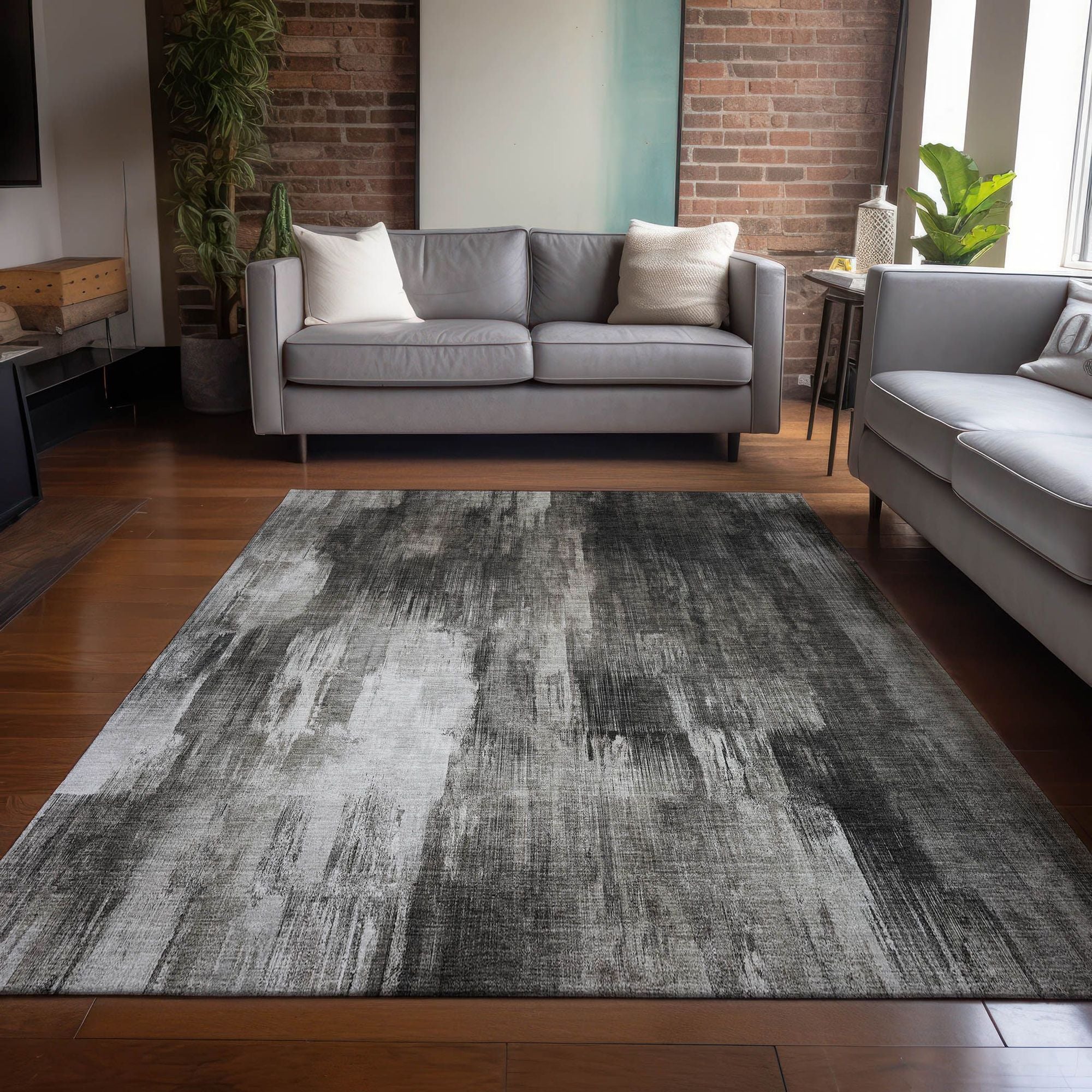 Machine Made ACN567 Gray  Rugs #color_gray 