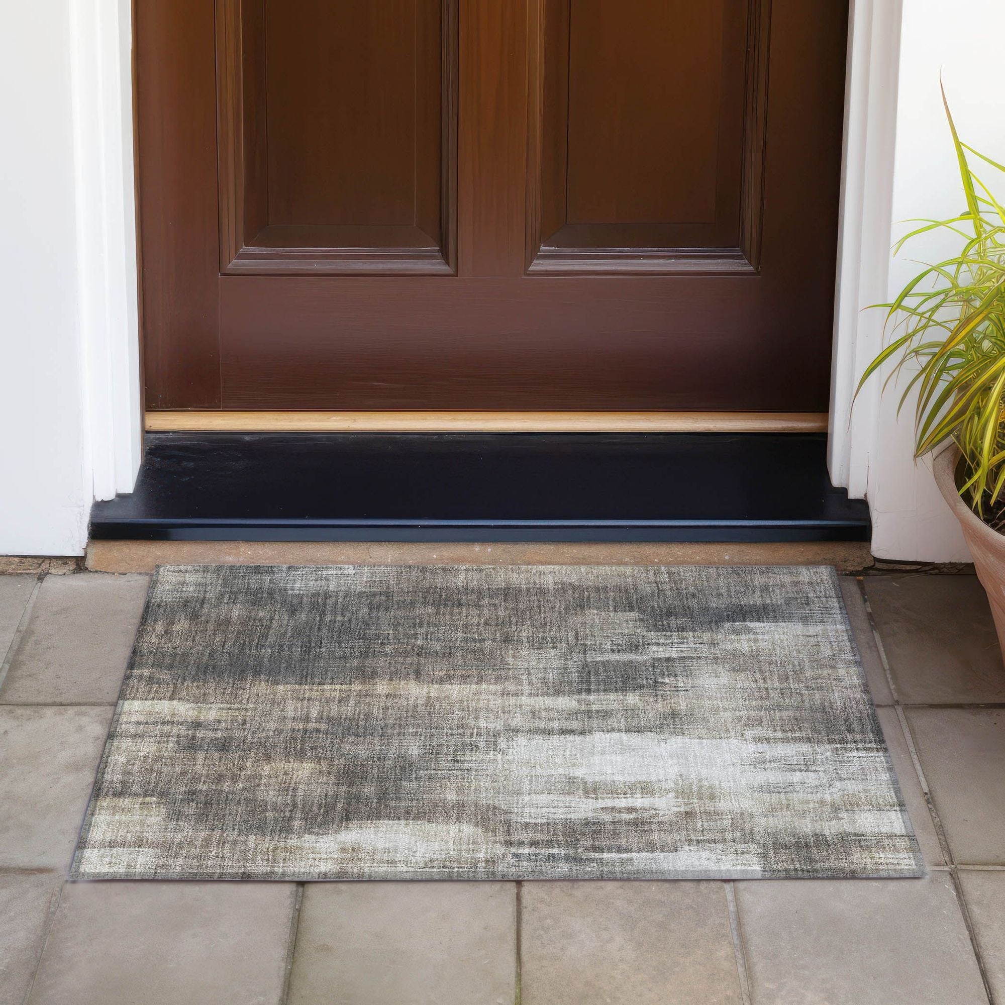 Machine Made ACN567 Taupe Brown Rugs #color_taupe brown