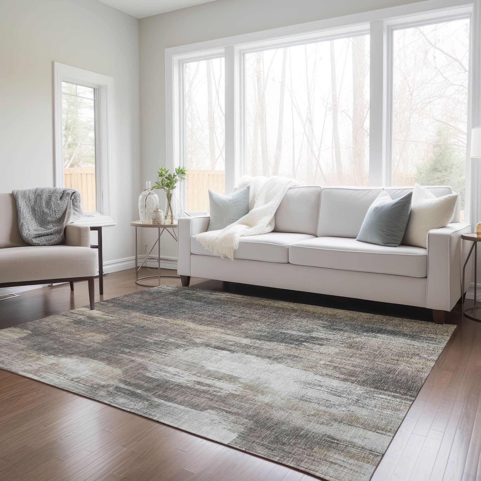 Machine Made ACN567 Taupe Brown Rugs #color_taupe brown