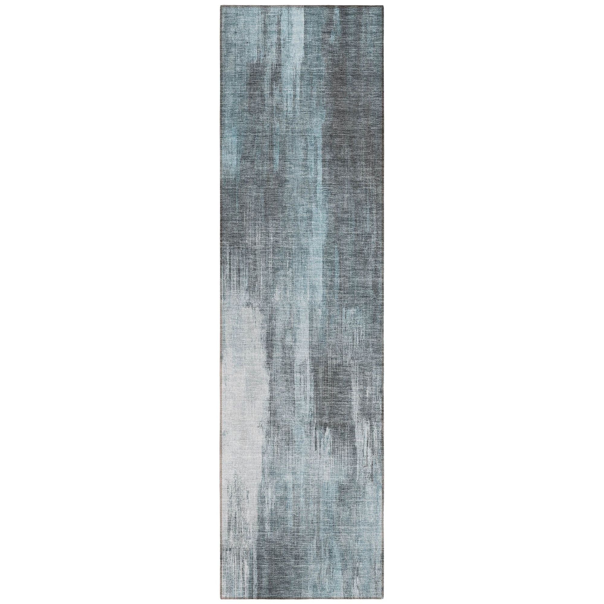Machine Made ACN567 Teal  Rugs #color_teal 