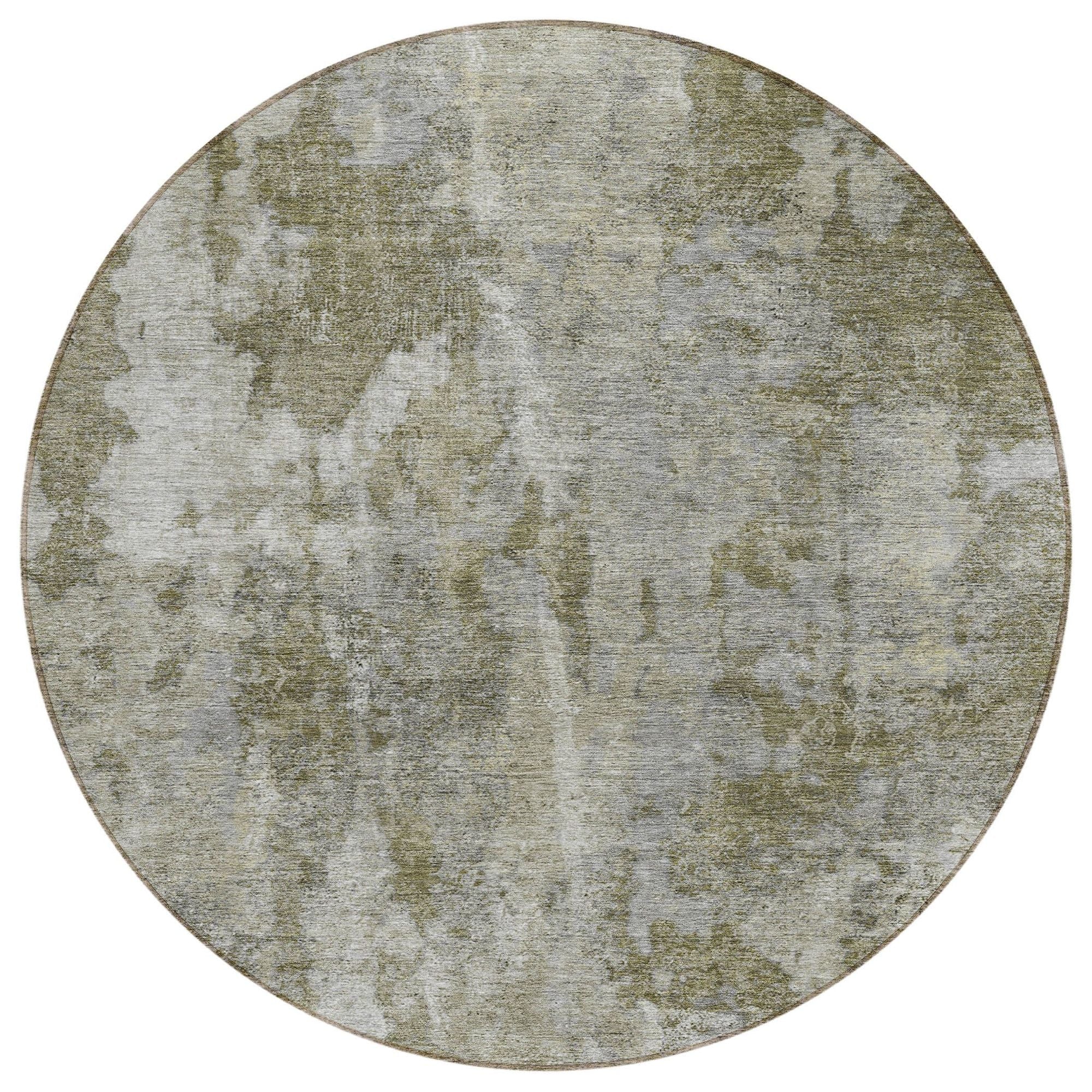 Machine Washable Beige Brown Rug - Indoor / Outdoor - Kids / Pet Friendly Modern Print Rug