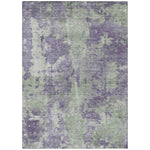 Machine Washable Purple Rug - Indoor / Outdoor - Kids / Pet Friendly Modern Print Rug