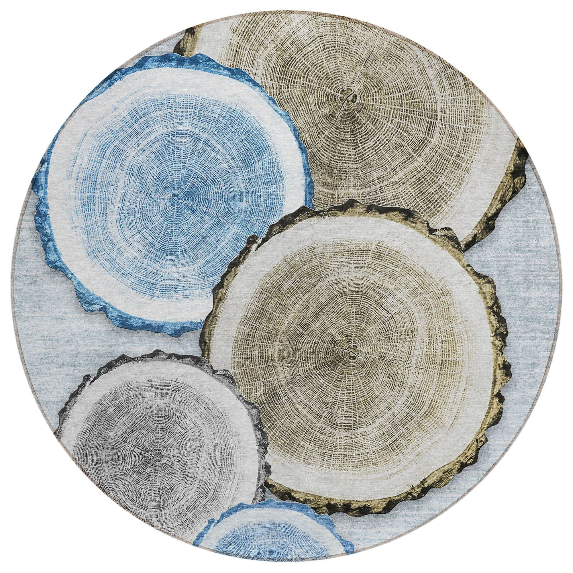 Machine Made ACN575 Blue  Rugs #color_blue 