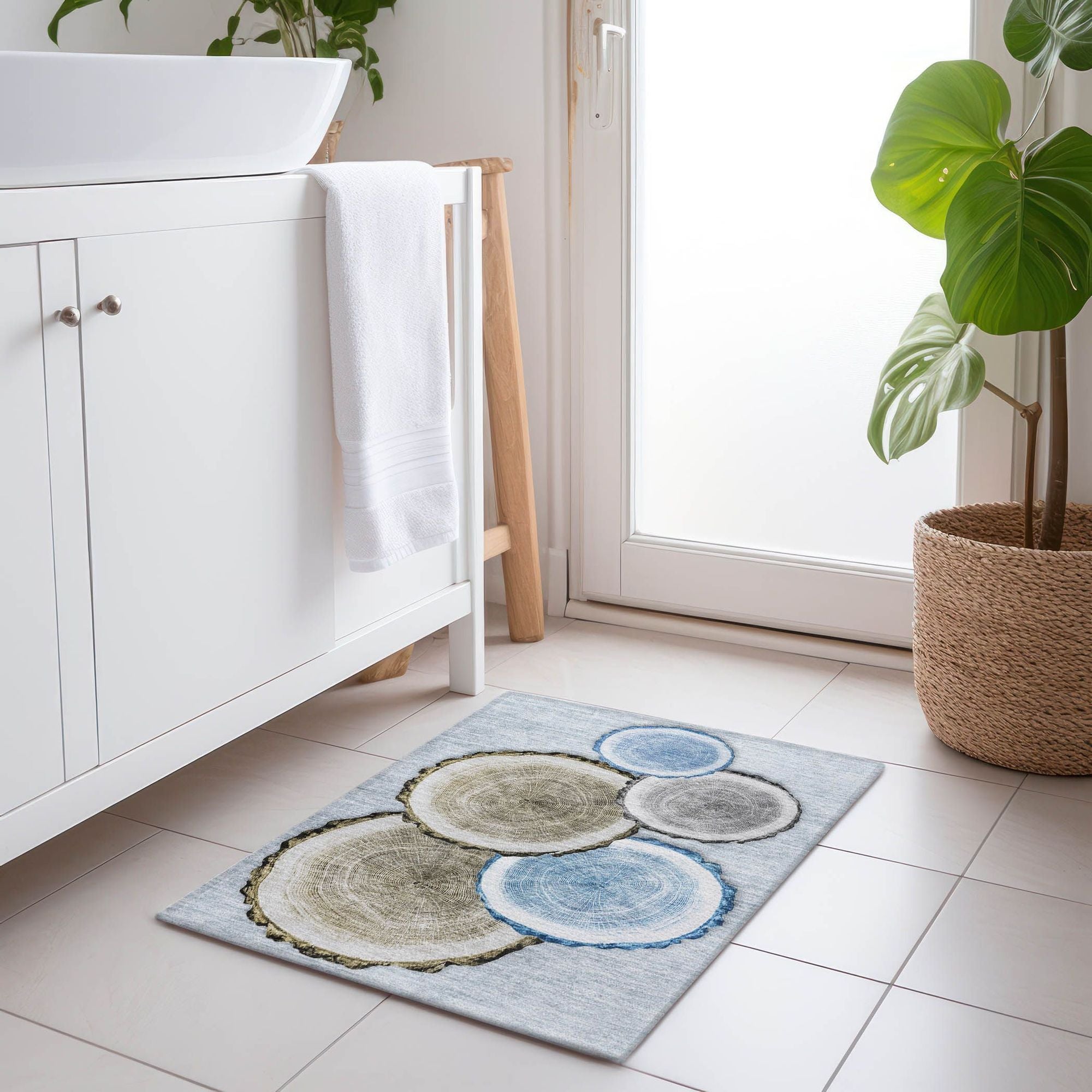 Machine Made ACN575 Blue  Rugs #color_blue 