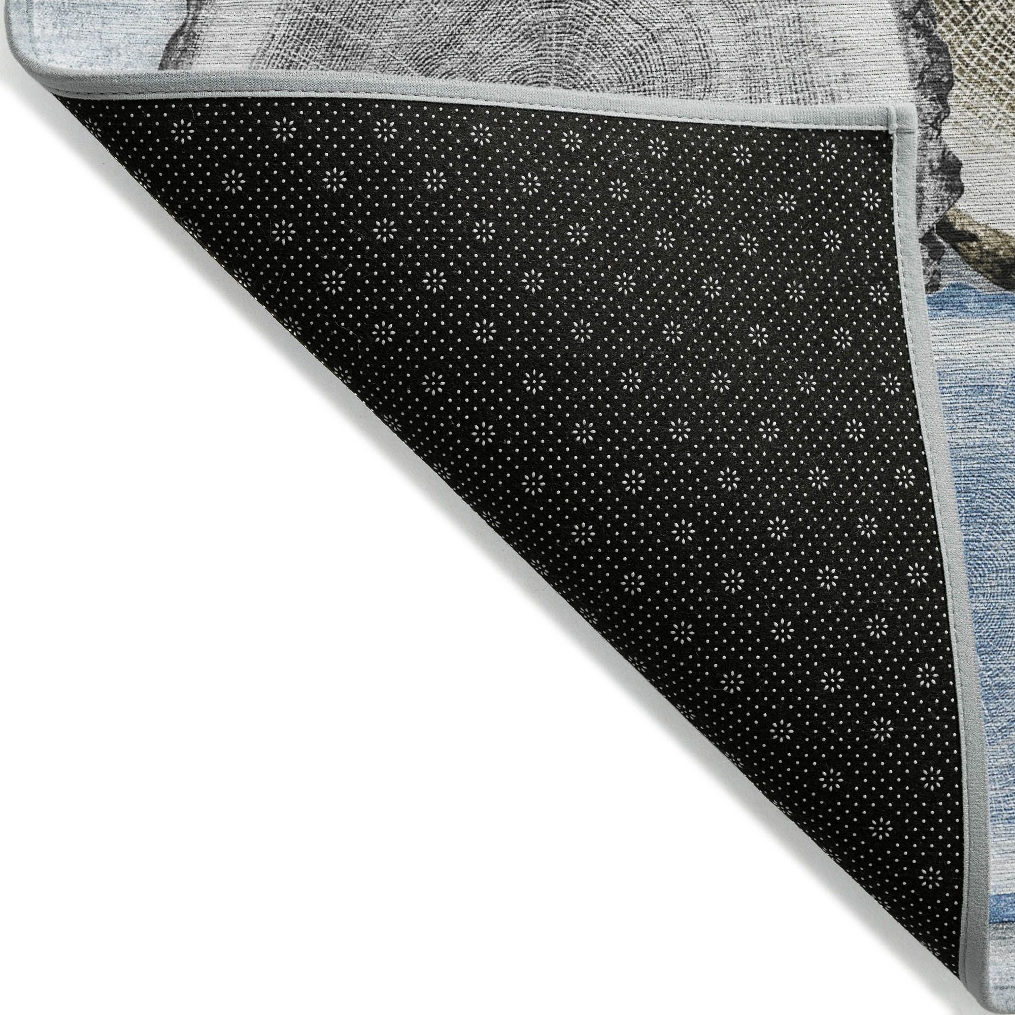 Machine Made ACN575 Blue  Rugs #color_blue 