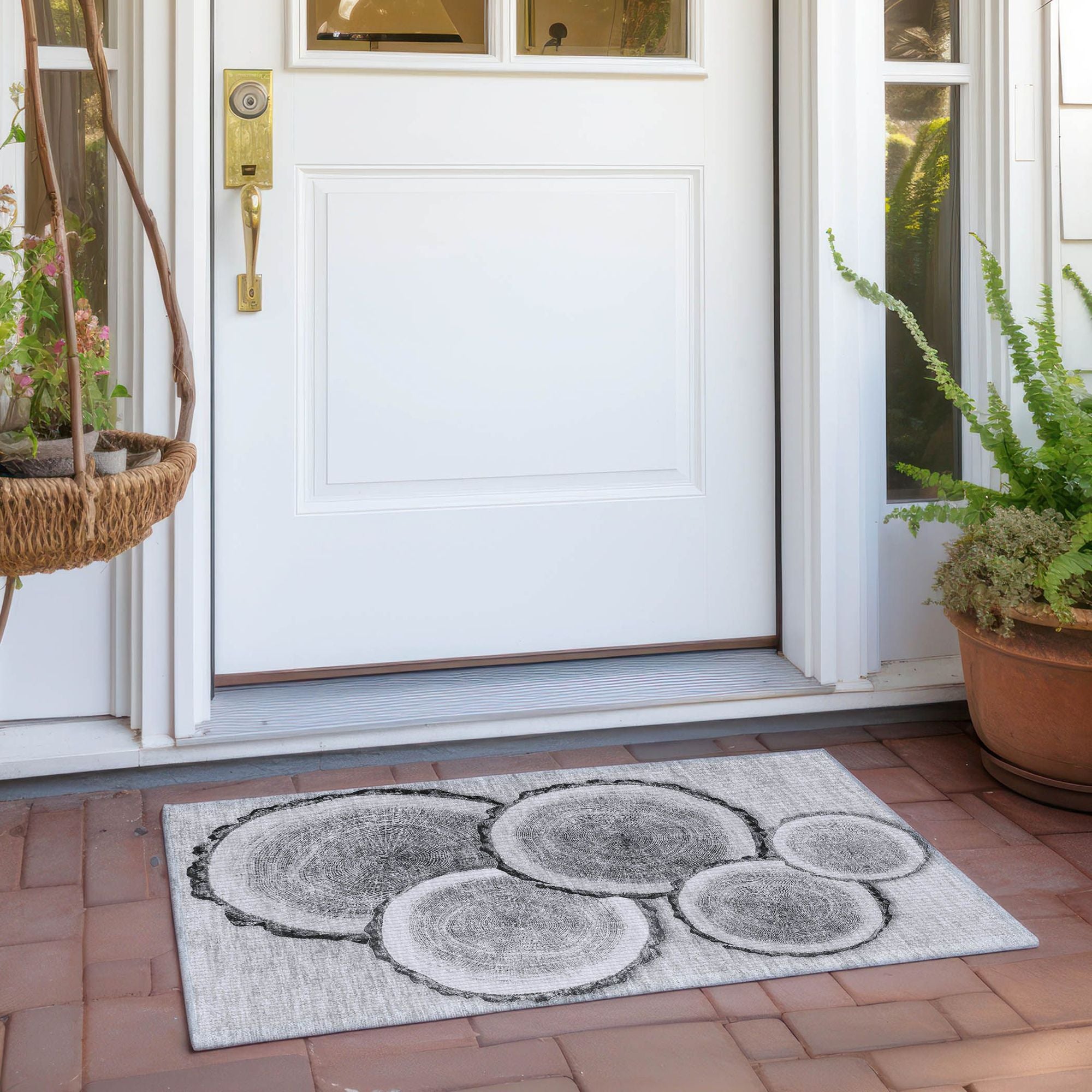 Machine Made ACN575 Gray  Rugs #color_gray 