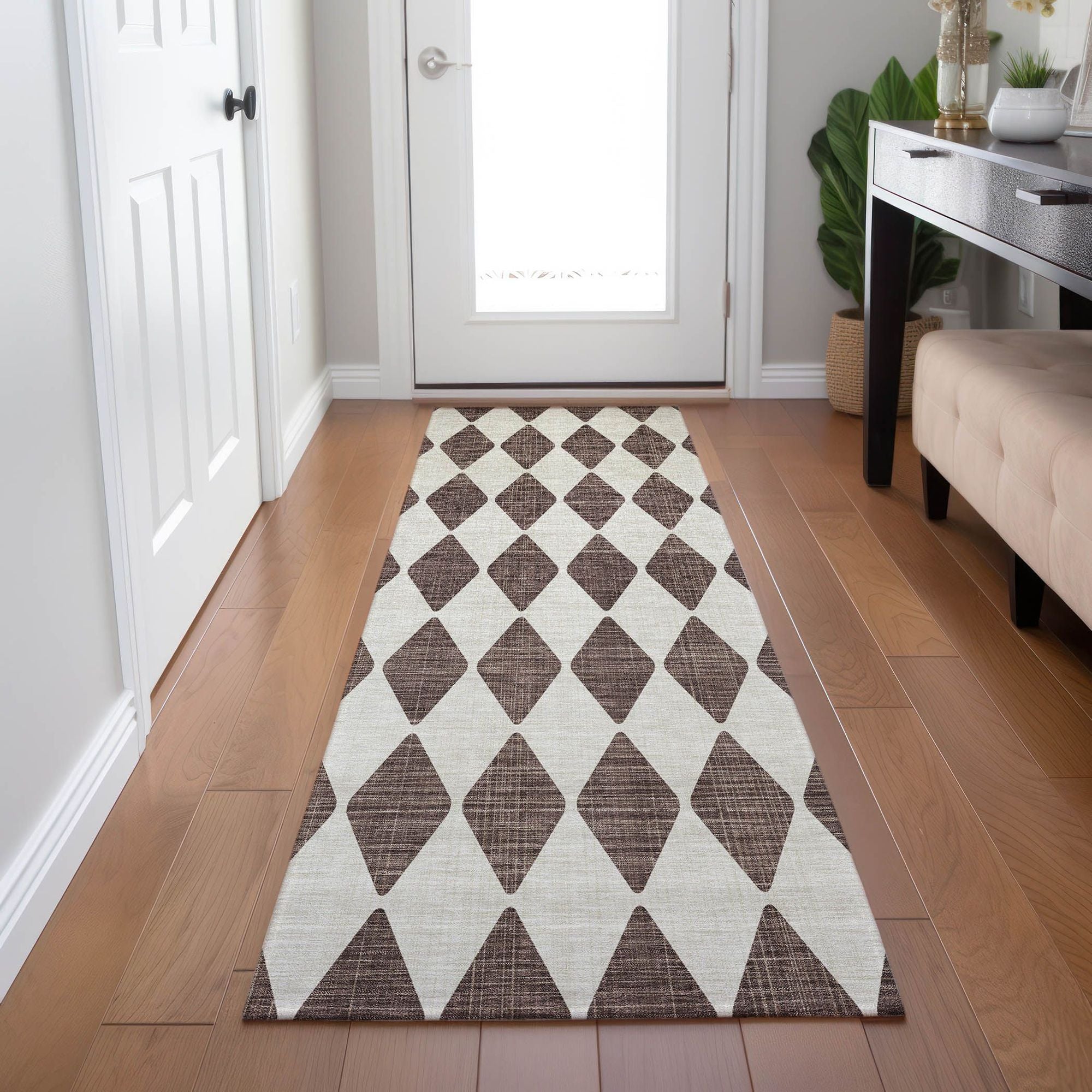 Machine Made ACN578 Brown  Rugs #color_brown 