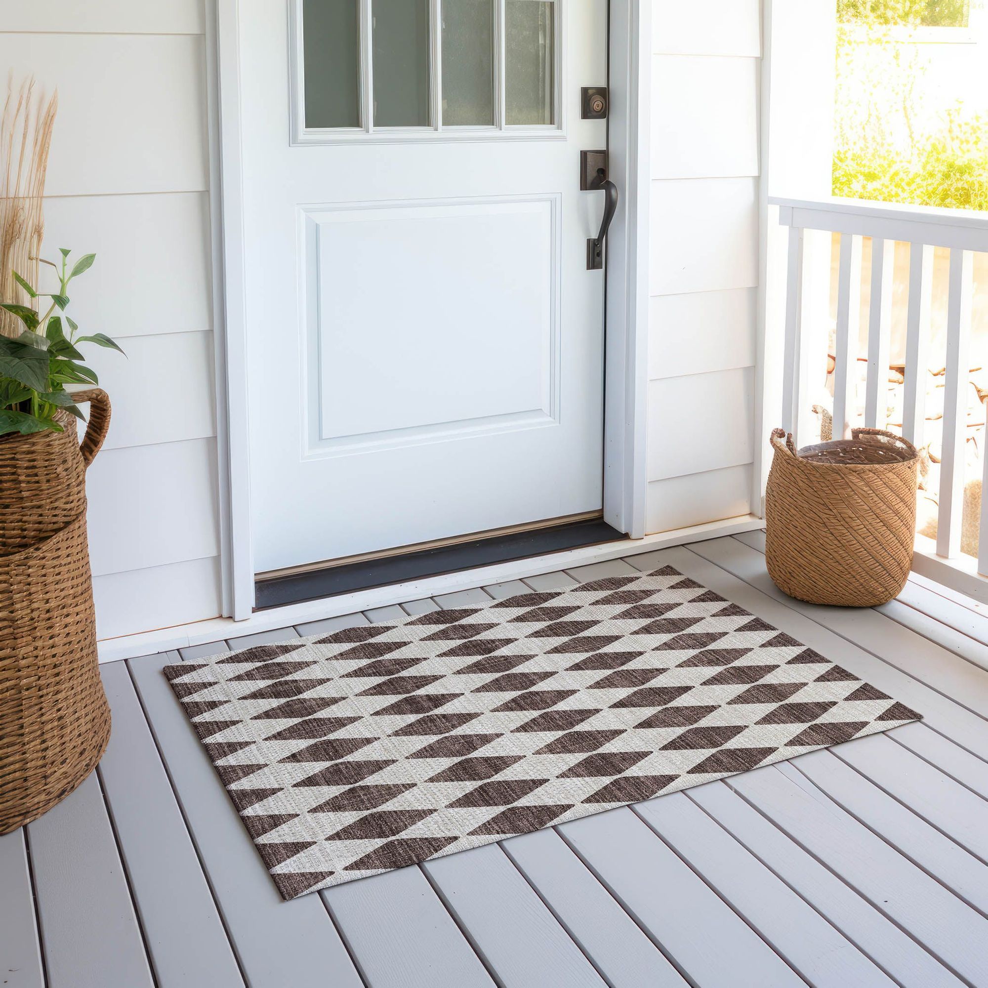 Machine Made ACN578 Brown  Rugs #color_brown 