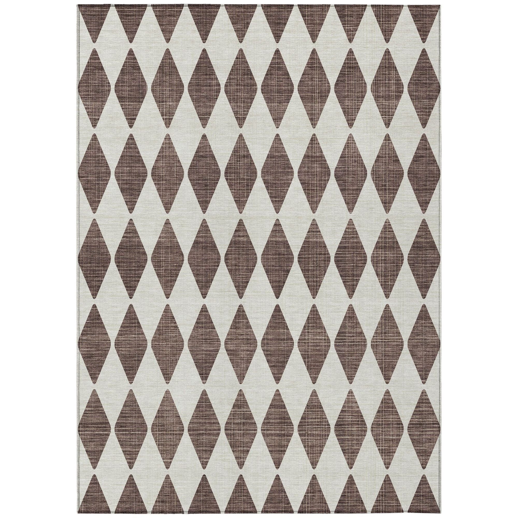 Machine Made ACN578 Brown  Rugs #color_brown 