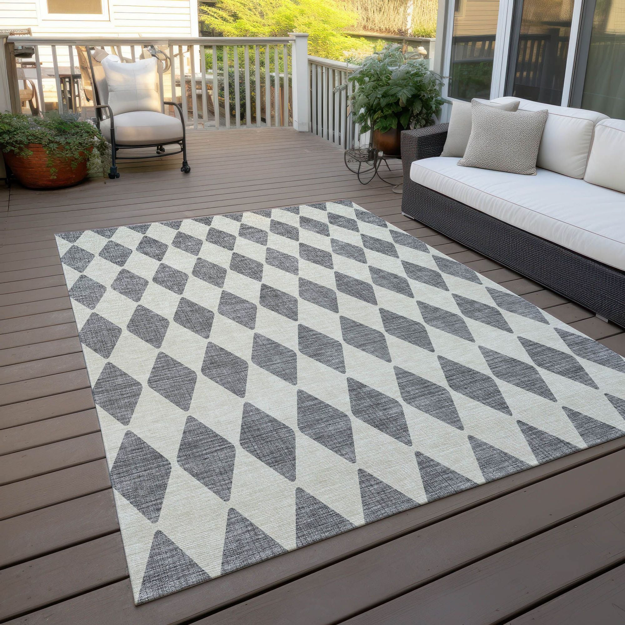 Machine Made ACN578 Gray  Rugs #color_gray 