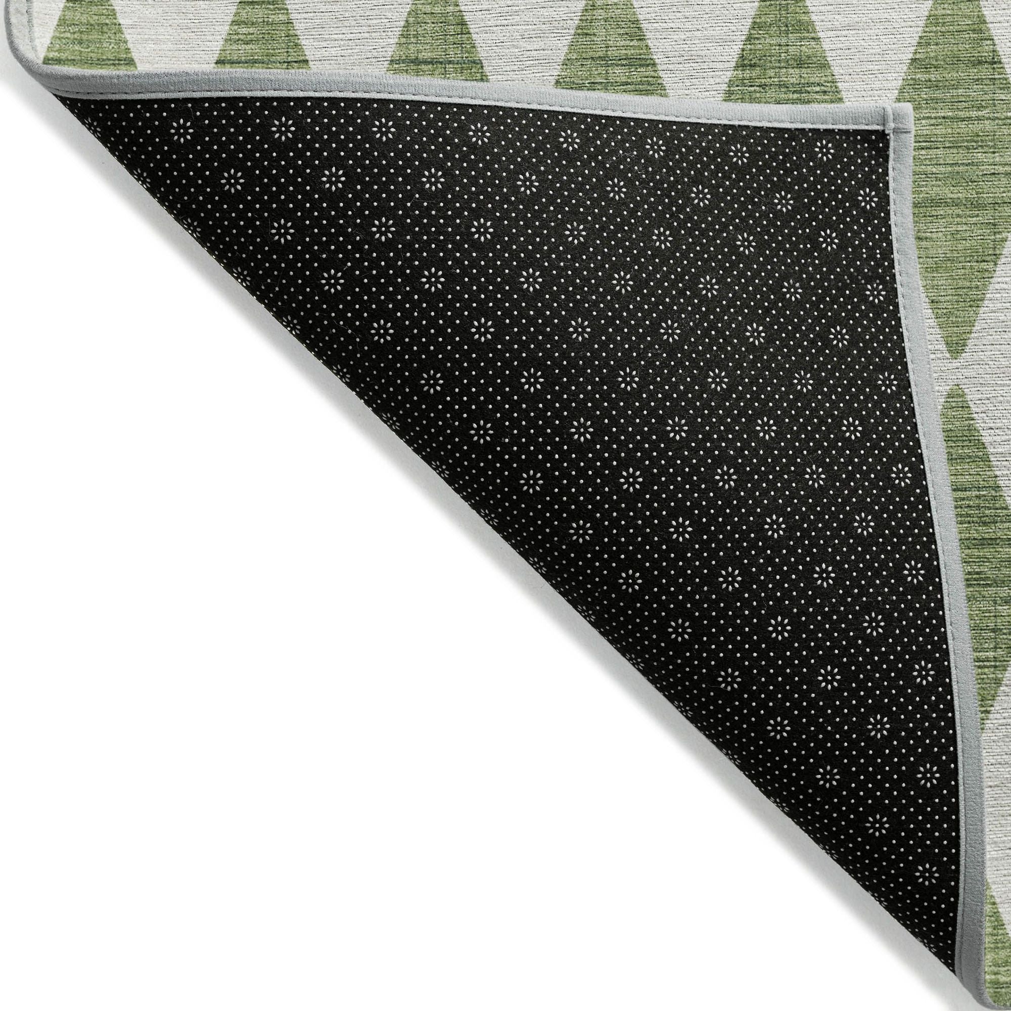 Machine Made ACN578 Green  Rugs #color_green 