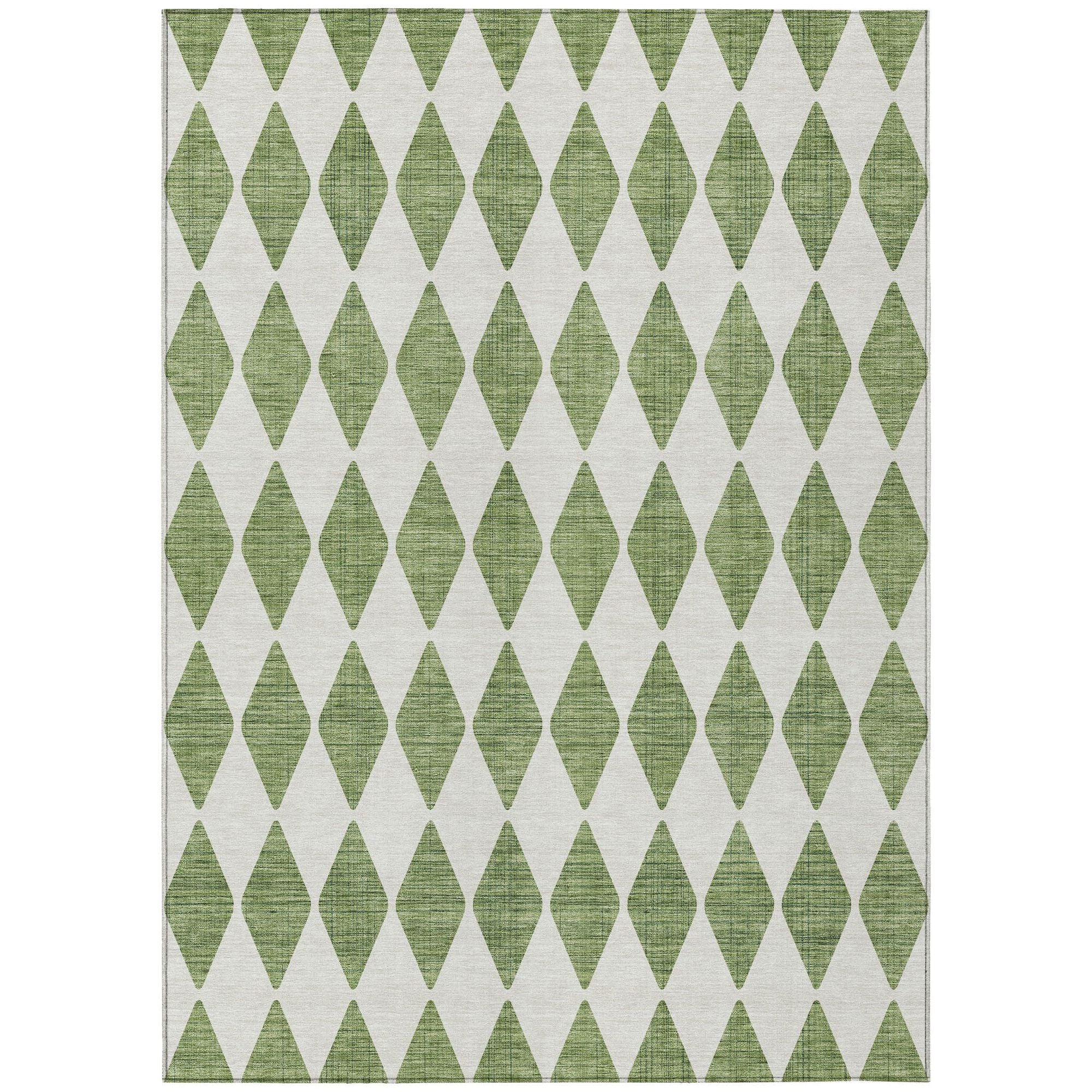 Machine Made ACN578 Green  Rugs #color_green 