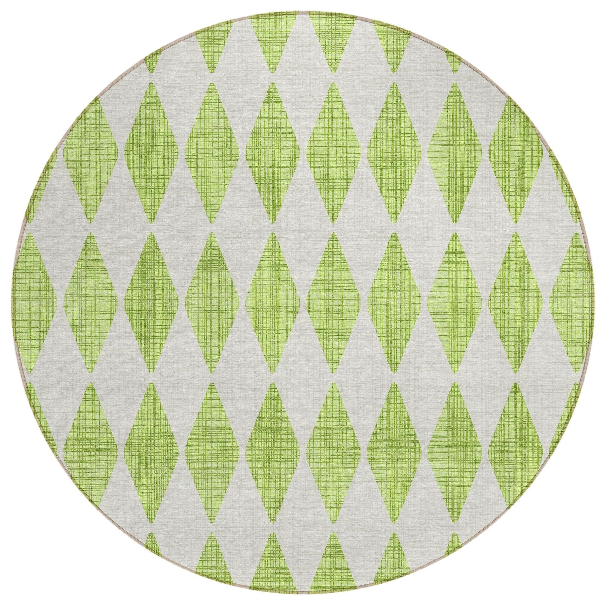Machine Made ACN578 Lime Green Rugs #color_lime green