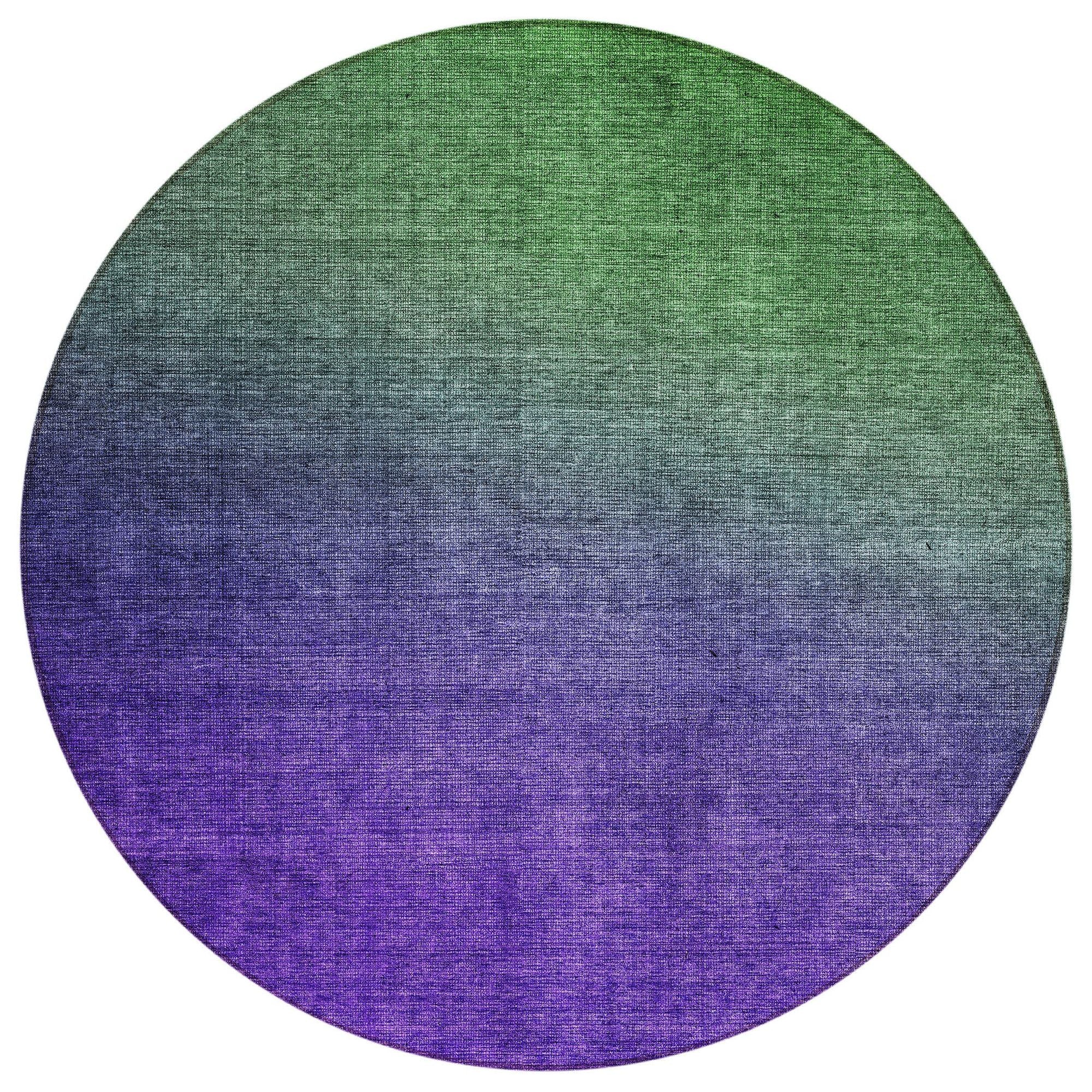 Machine Made ACN587 Green  Rugs #color_green 
