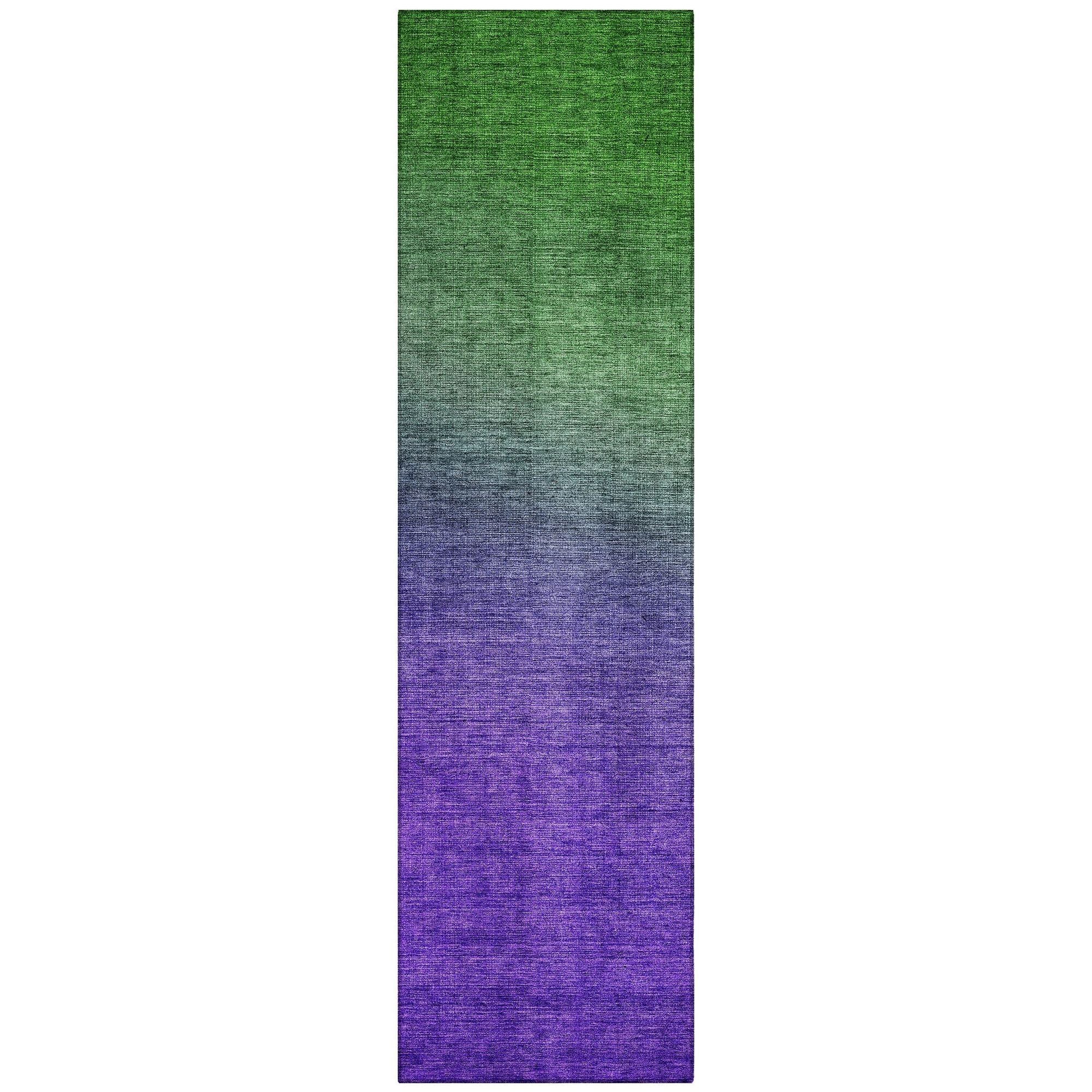 Machine Made ACN587 Green  Rugs #color_green 