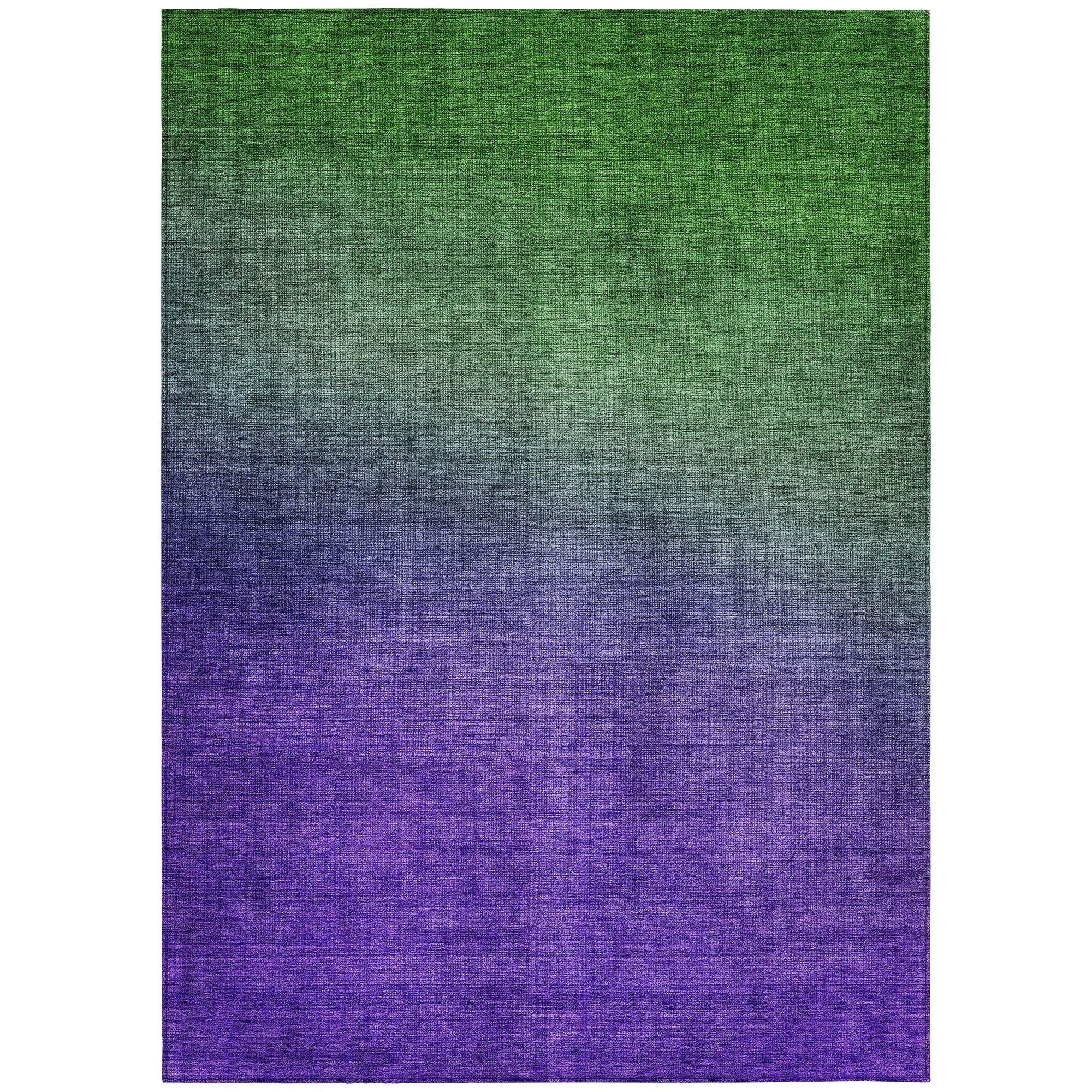 Machine Made ACN587 Green  Rugs #color_green 