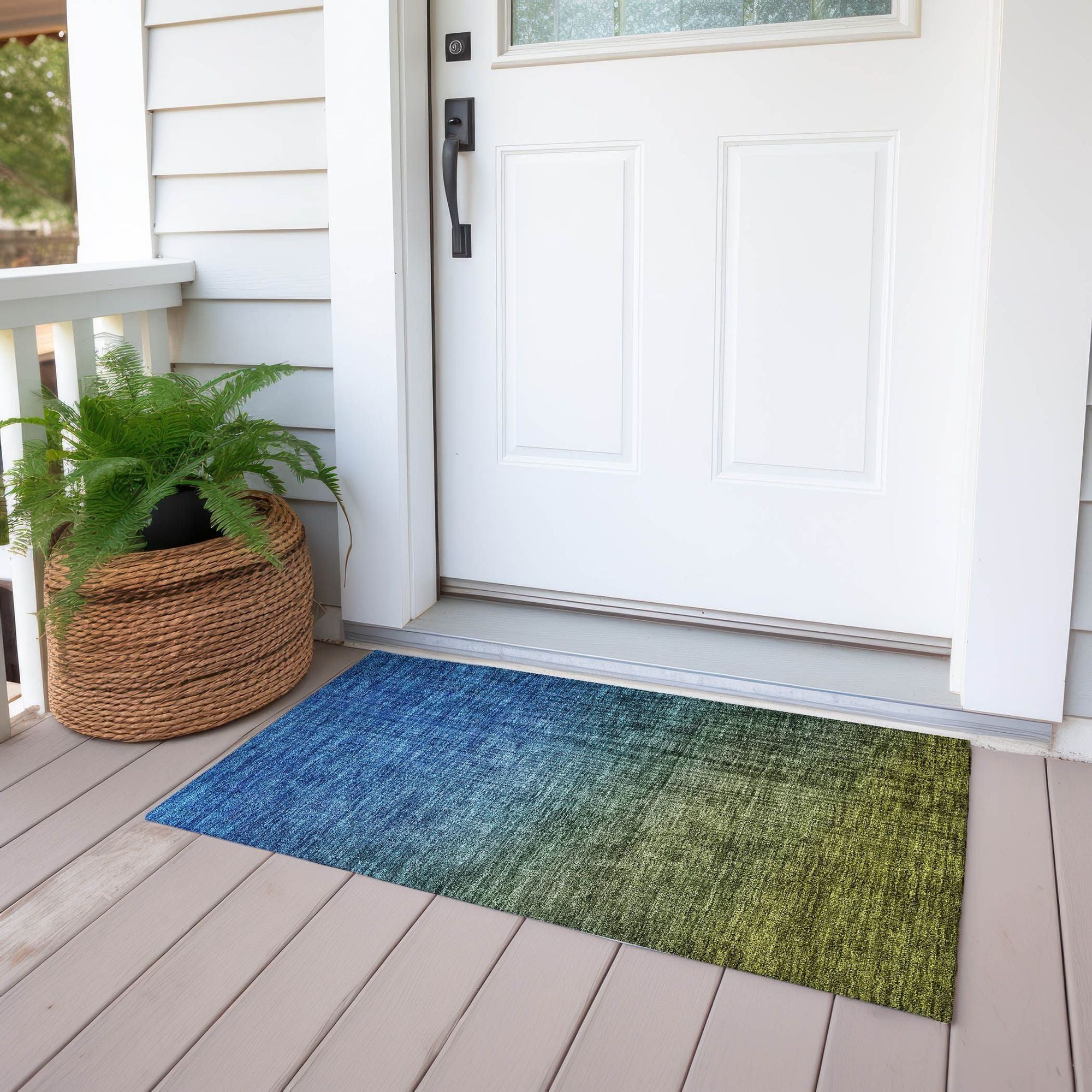 Machine Made ACN587 Olive Green Rugs #color_olive green