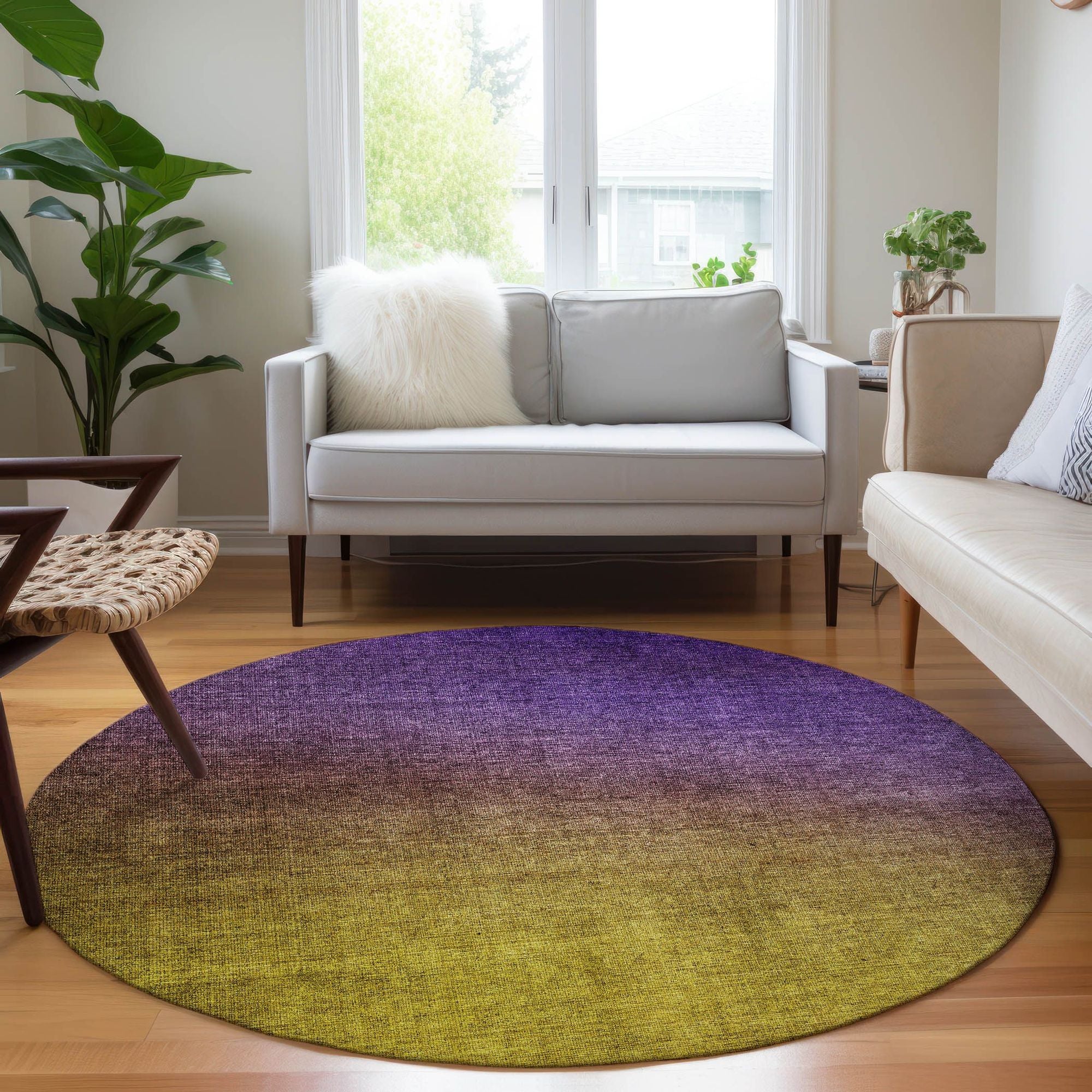 Machine Made ACN587 Purple  Rugs #color_purple 