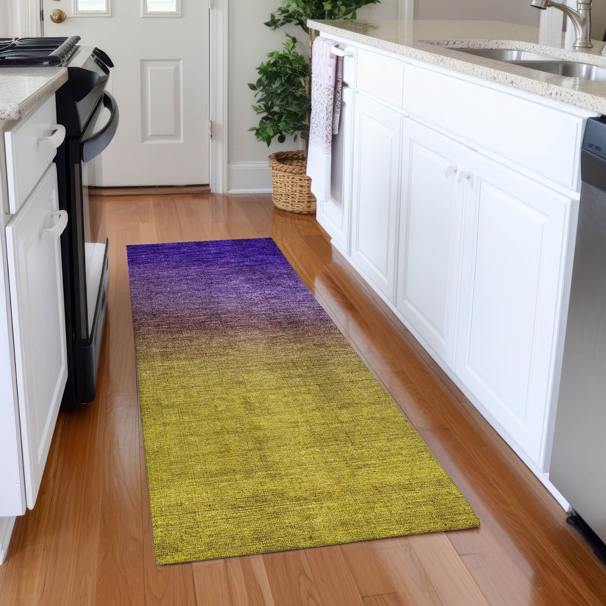 Machine Made ACN587 Purple  Rugs #color_purple 