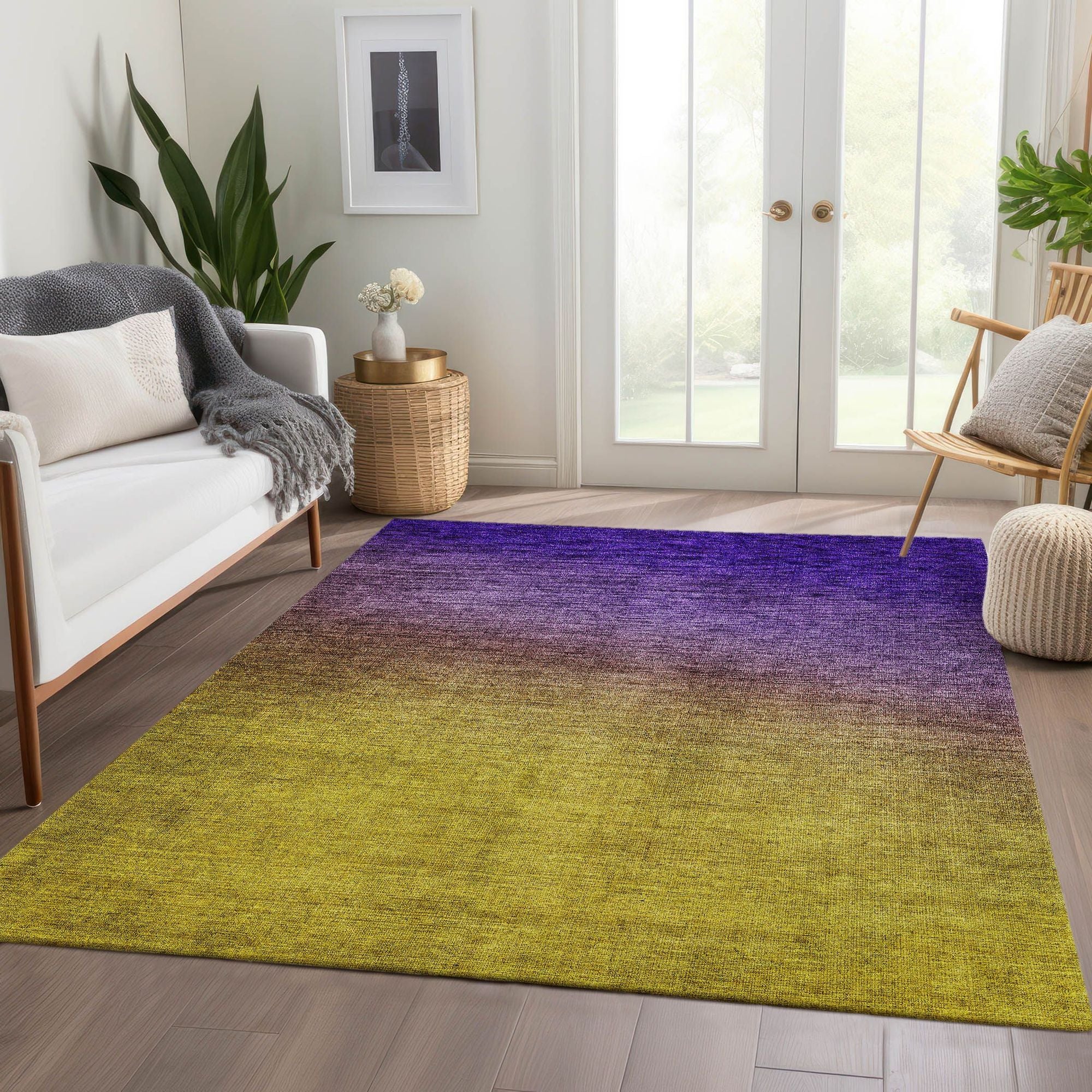 Machine Made ACN587 Purple  Rugs #color_purple 