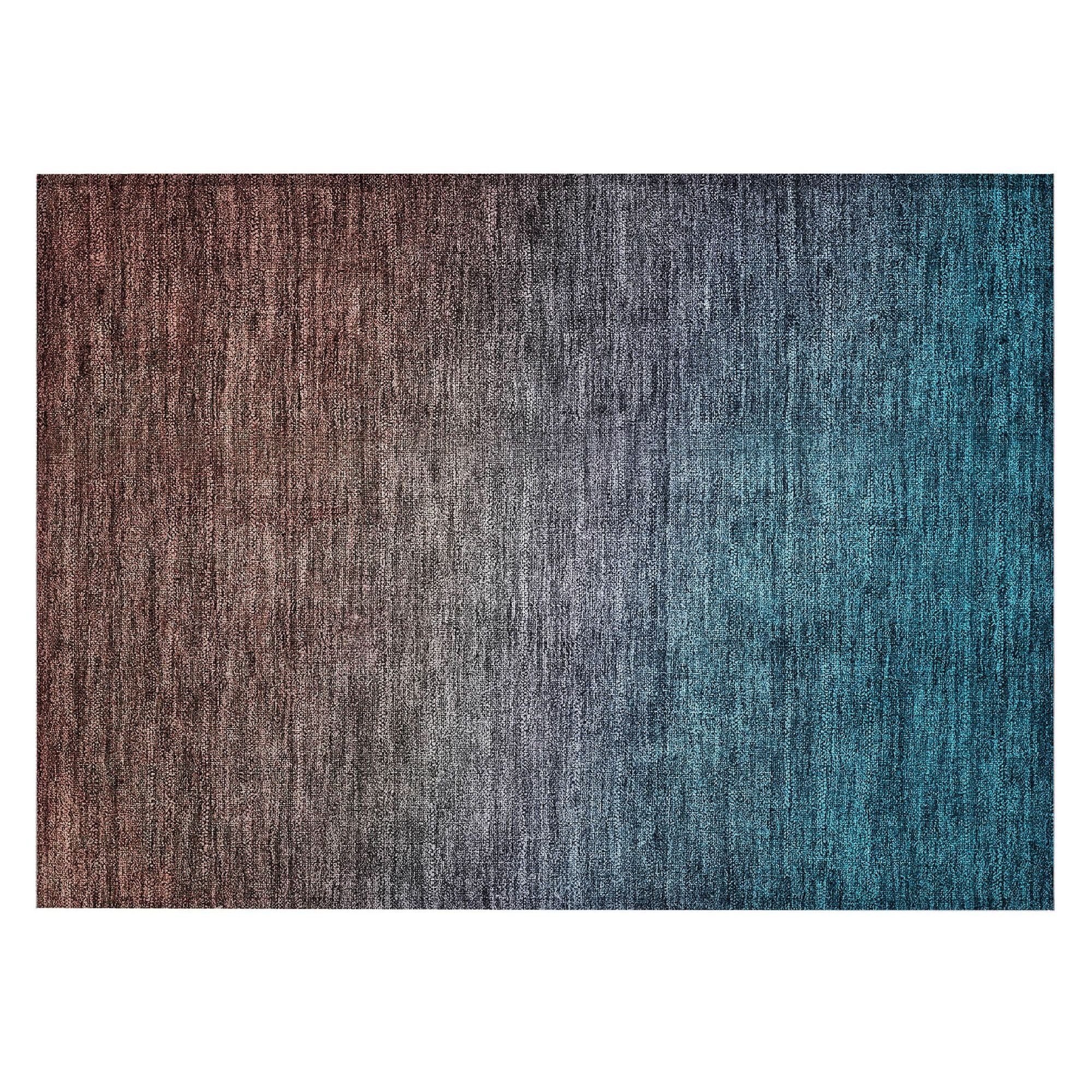 Machine Made ACN587 Teal  Rugs #color_teal 