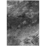 Machine Washable Gray Rug - Indoor / Outdoor - Kids / Pet Friendly Modern Print Rug