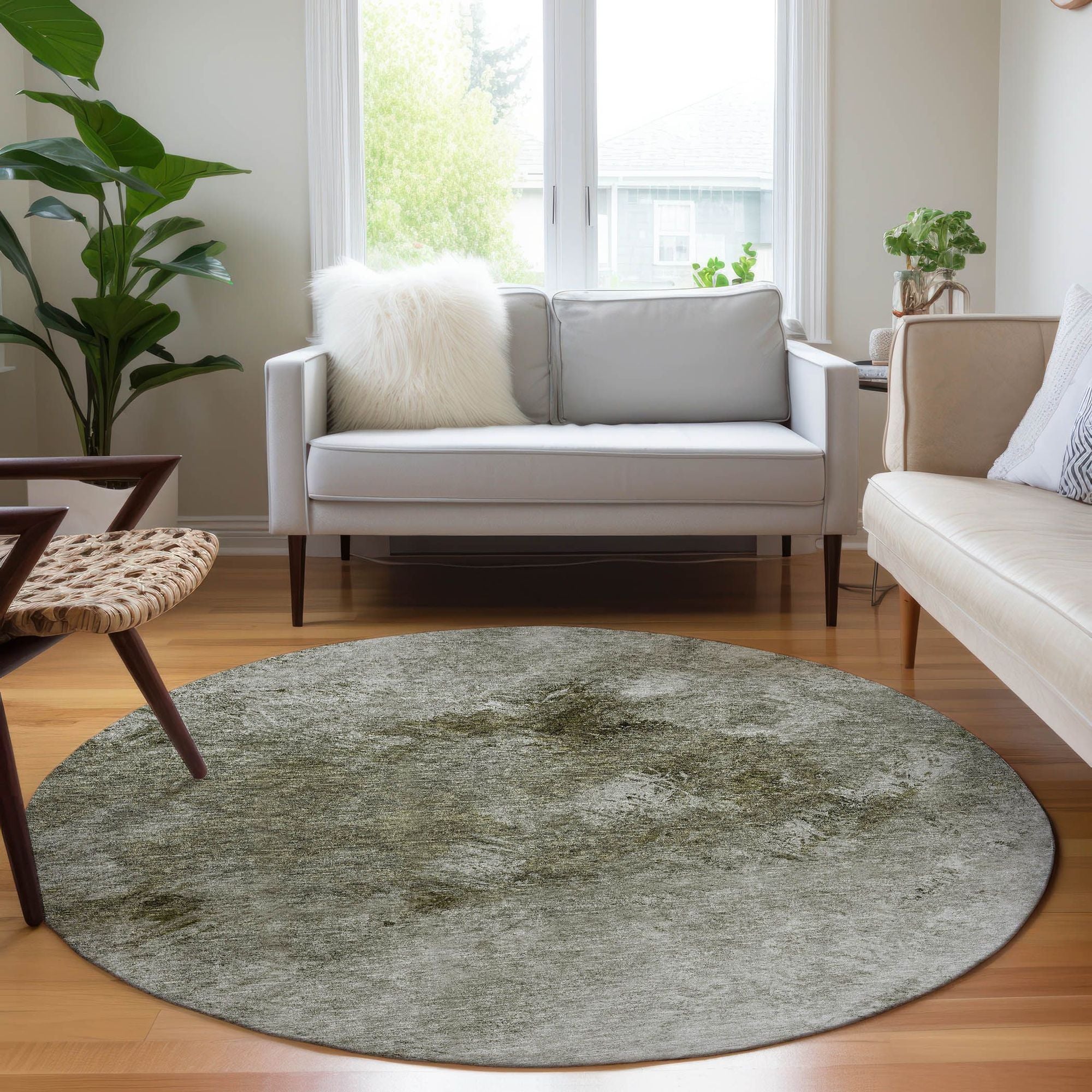 Machine Made ACN590 Taupe Brown Rugs #color_taupe brown
