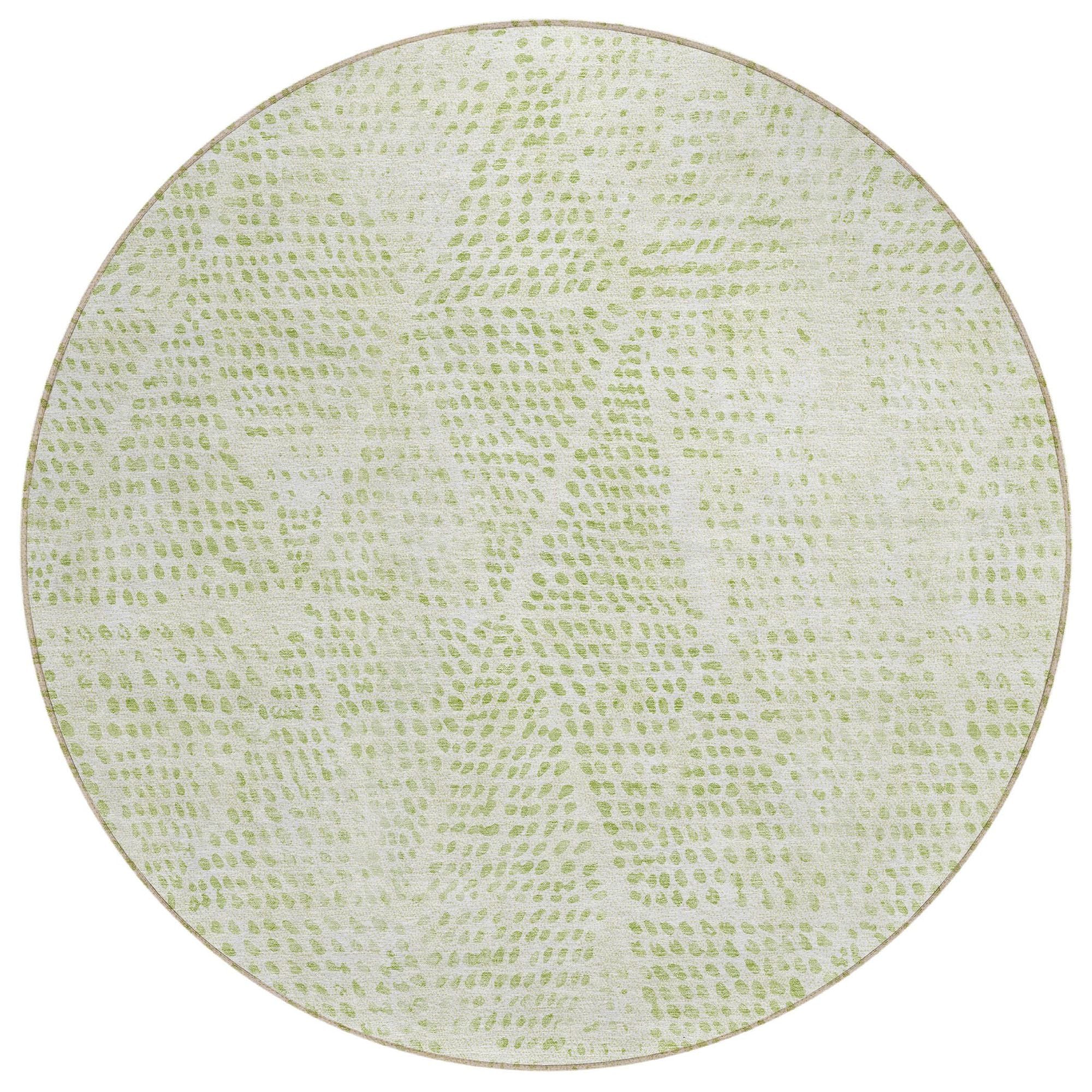 Machine Made ACN591 Aloe Green Rugs #color_aloe green