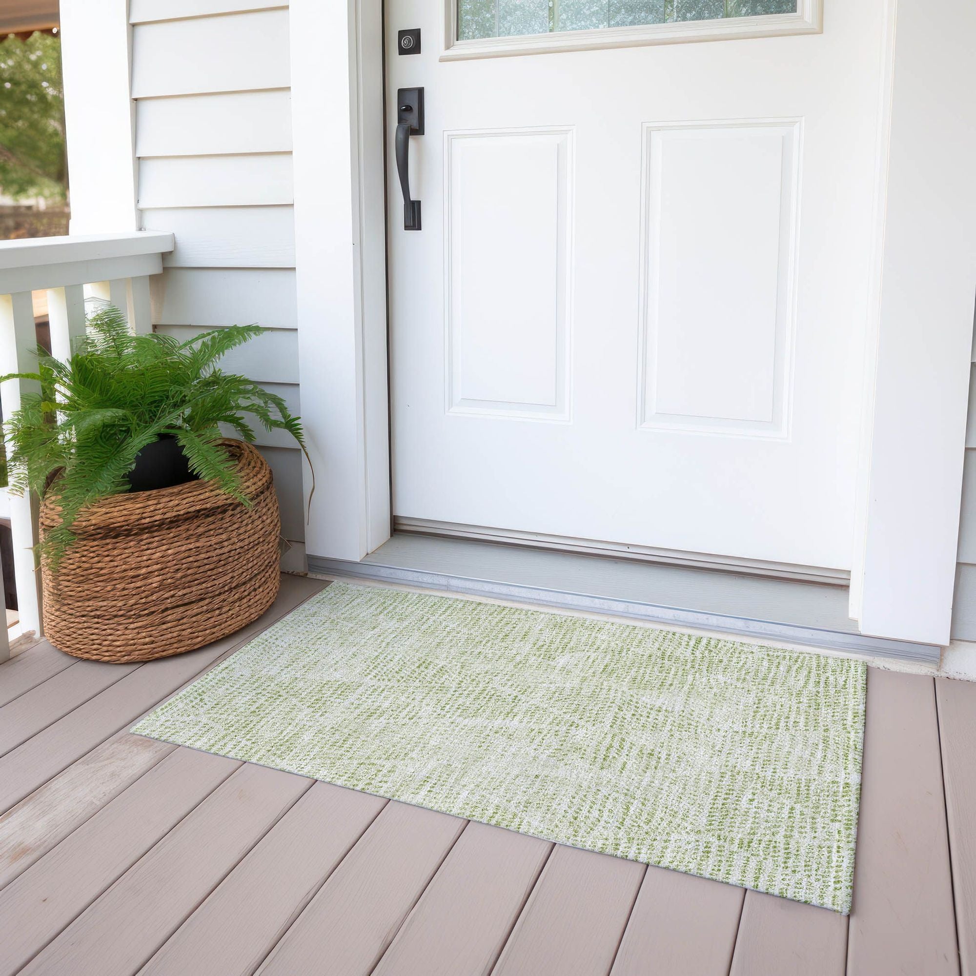 Machine Made ACN591 Aloe Green Rugs #color_aloe green
