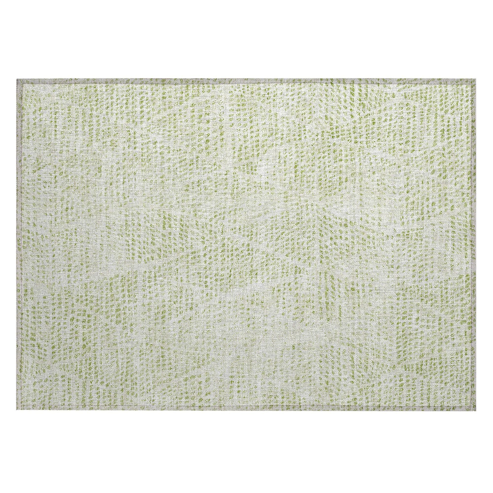 Machine Made ACN591 Aloe Green Rugs #color_aloe green