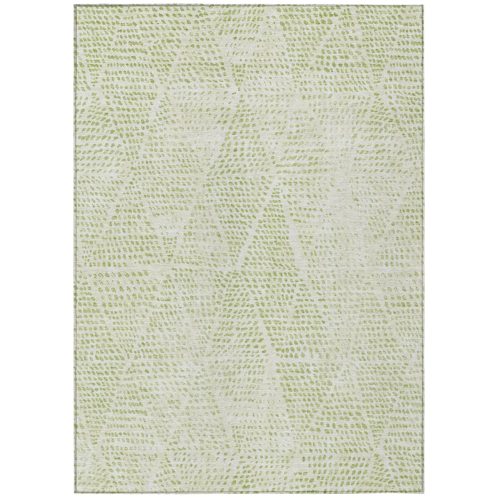 Machine Made ACN591 Aloe Green Rugs #color_aloe green