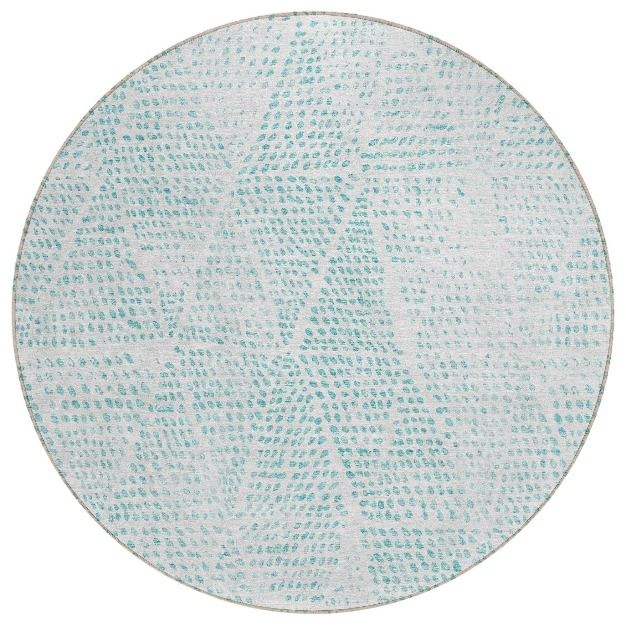 Machine Made ACN591 Aqua Teal Rugs #color_aqua teal